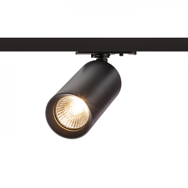BELENOS pentru șină cu 1-circuit negru 230V LED GU10 9W