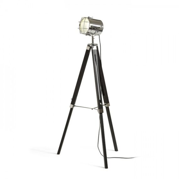 NAUTIC de podea negru crom 230V LED E27 15W