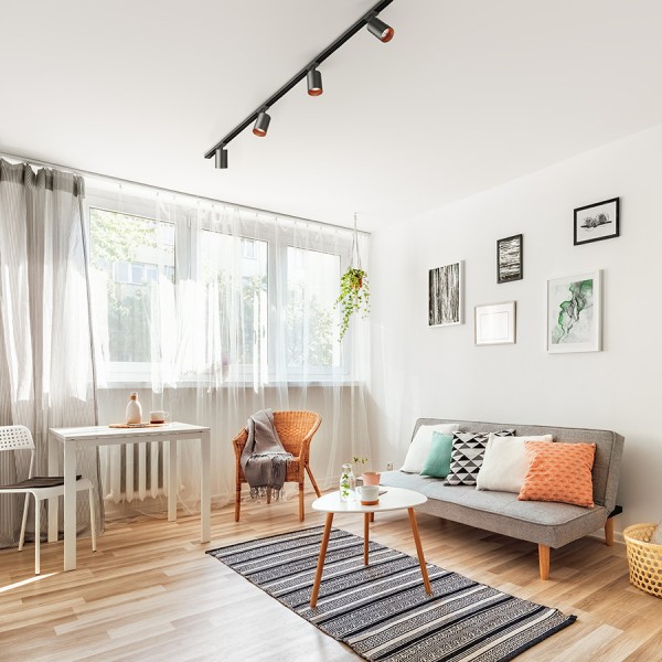 CONNOR pentru șină cu 1-circuit negru/auriu 230V LED GU10 10W