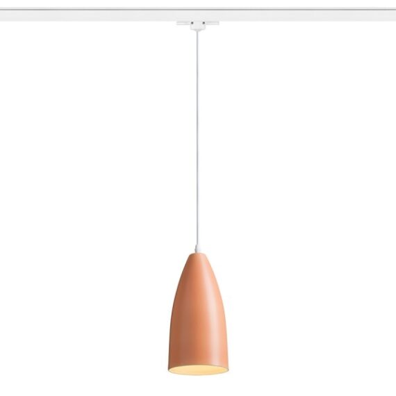 TUTTI pentru șină cu 3-circuite portocalie ceramic 230V LED E27 15W