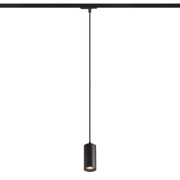 BELENOS pentru șină cu 1-circuit suspendat negru 230V LED GU10 9W