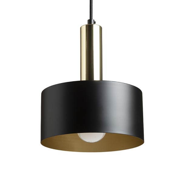 GIULIA 20 suspendat negru/aurie maro alamă 230V LED E27 15W