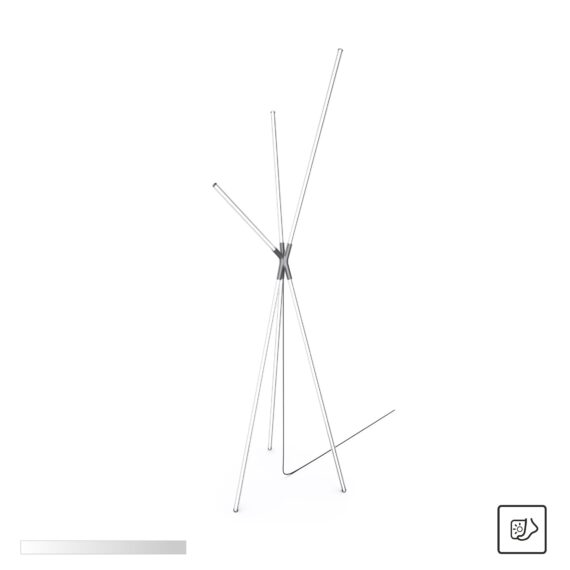 Lampa De Podea Lautaro Negru 1005