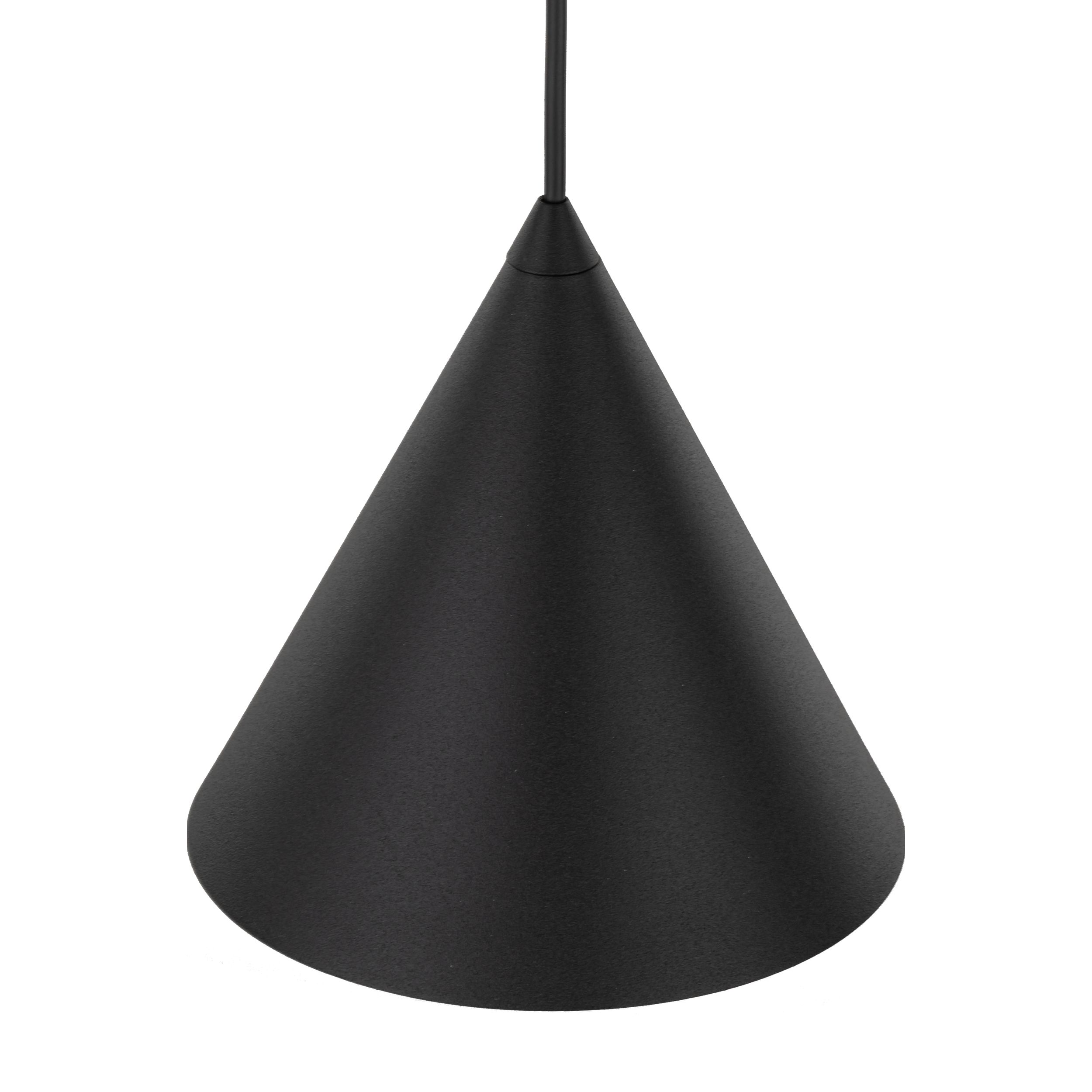 Lampă Suspendată Cono Negru 1 S