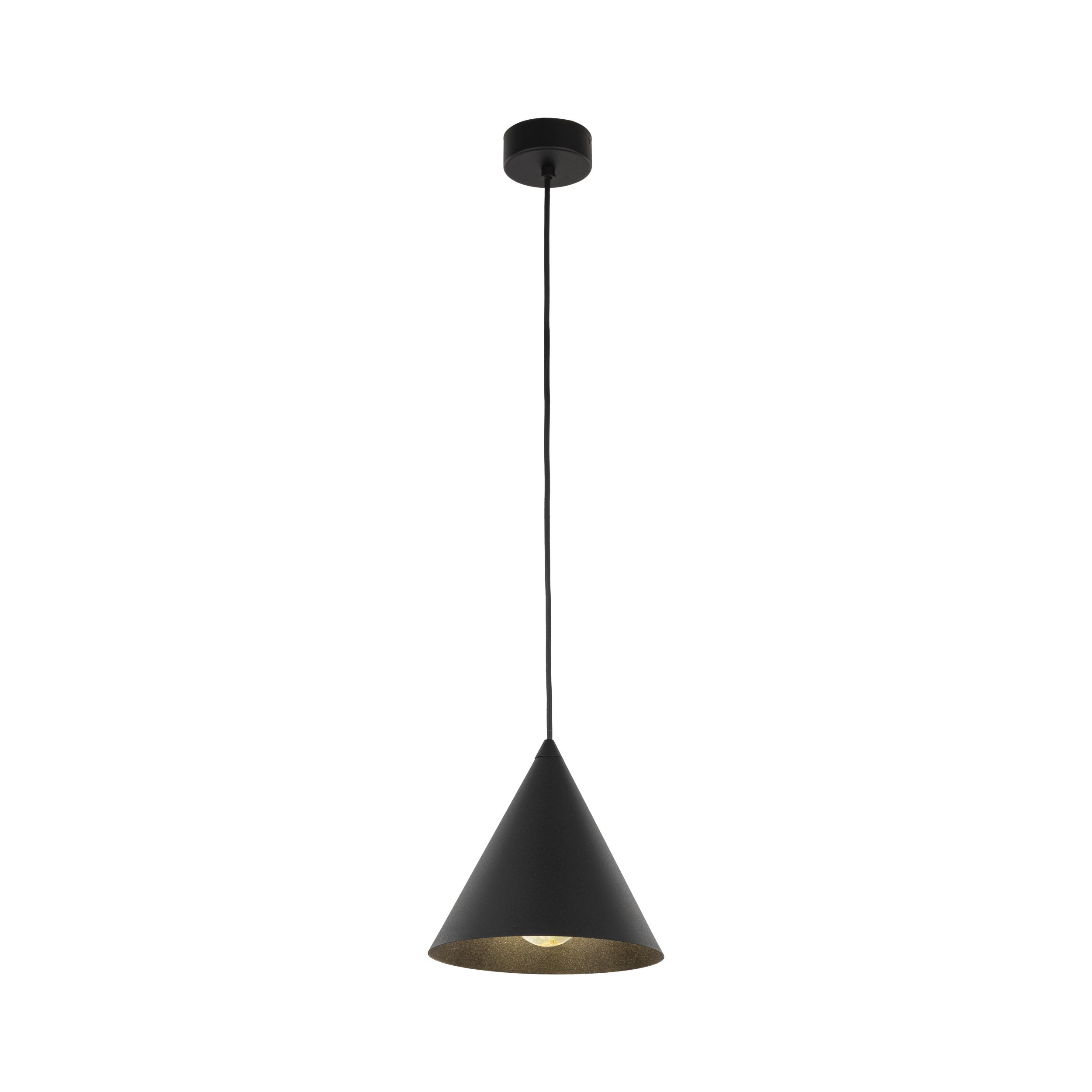 Lampă Suspendată Cono Negru 1 S
