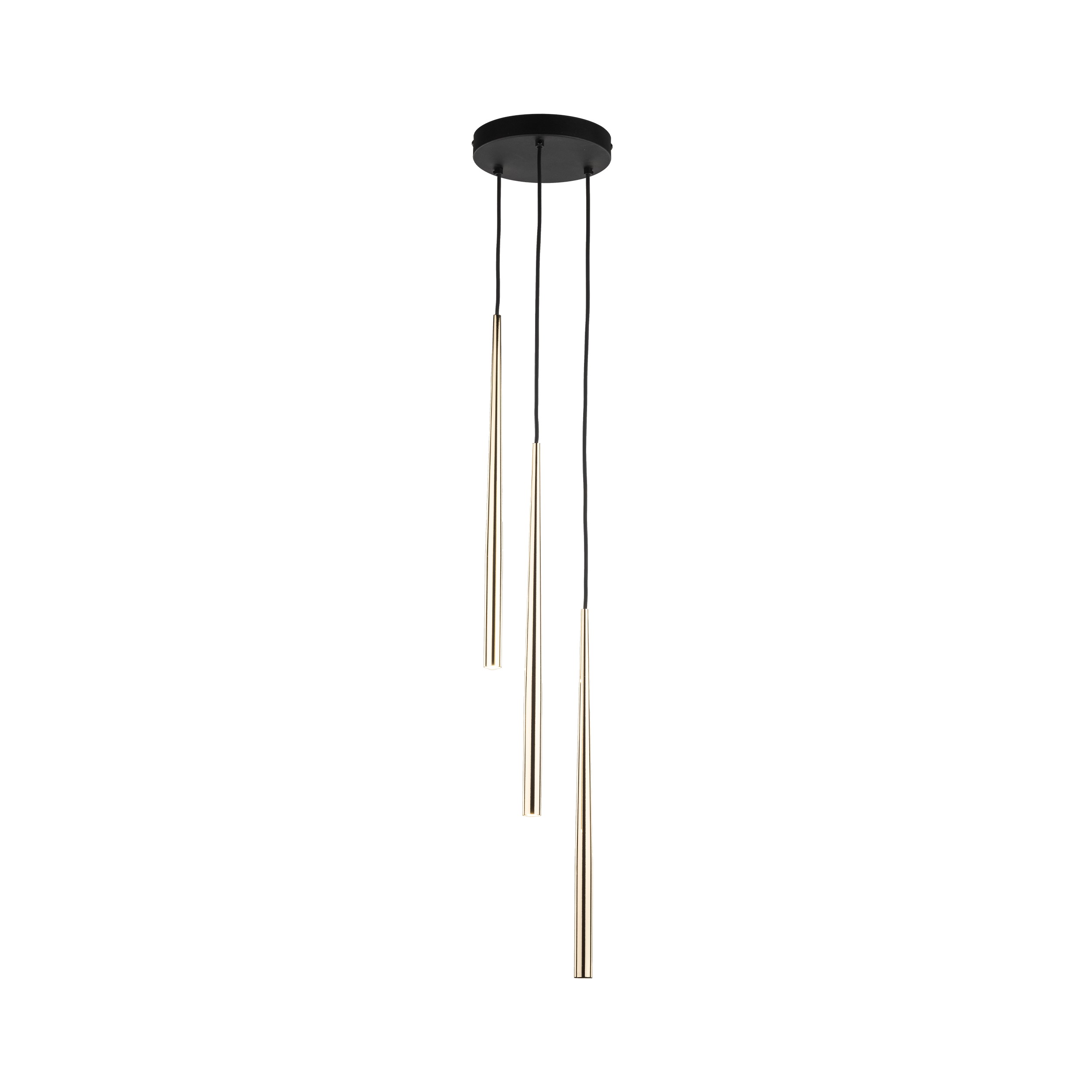 Lampa Suspendată Piano Negru Auriu 3