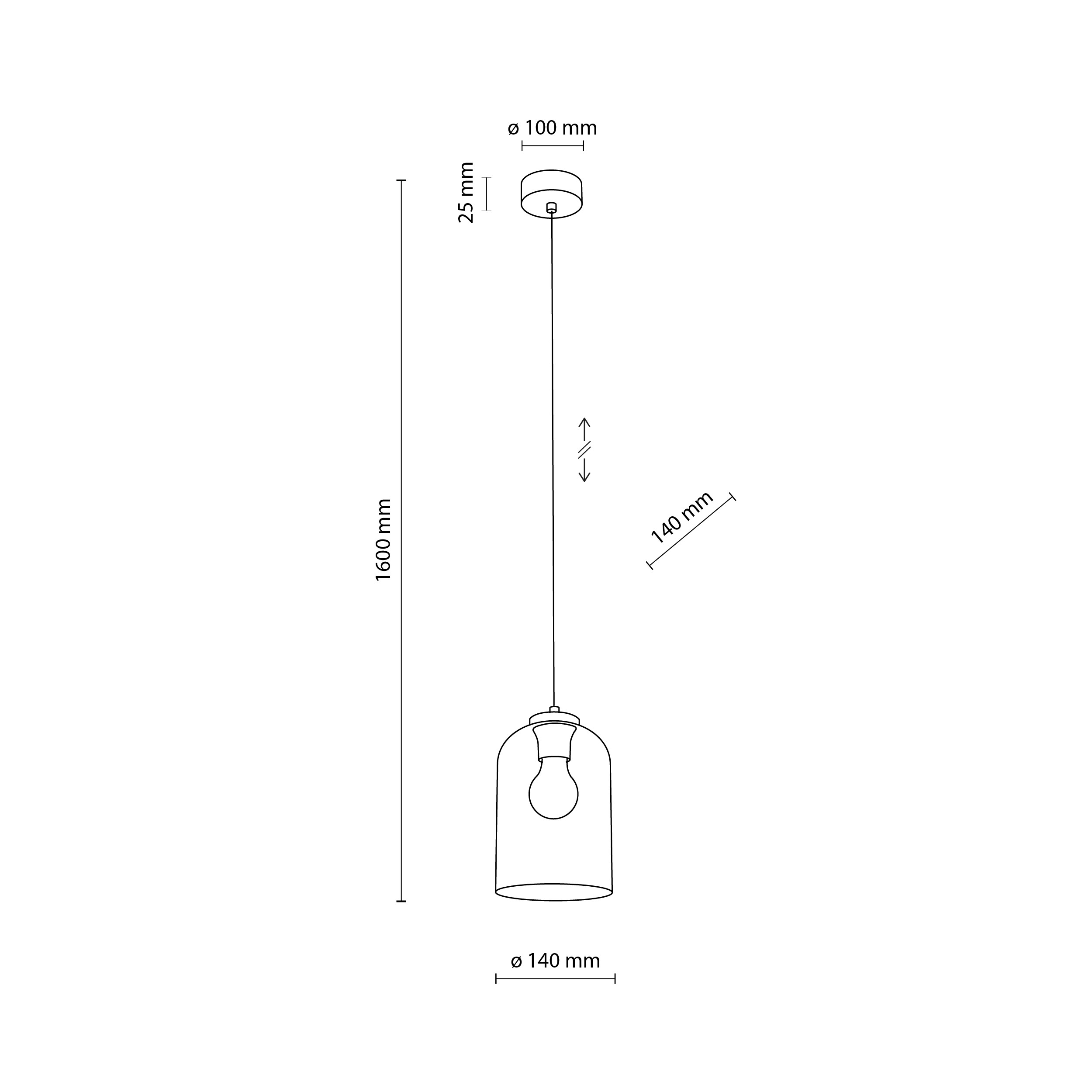 Lampa Suspendată Molly Roz 1