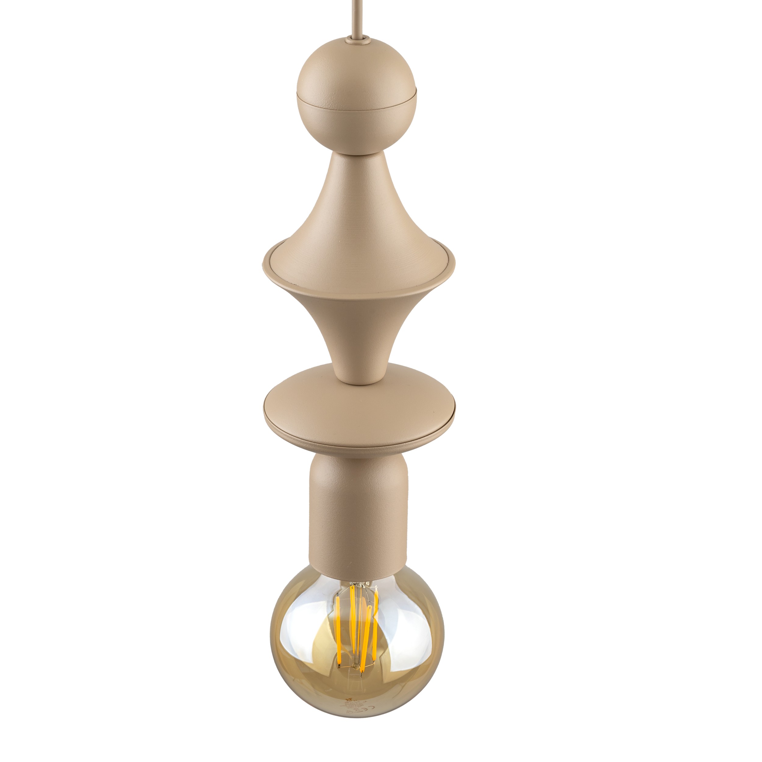 Lampă Suspendată Tower Nisipiu 1Xe27