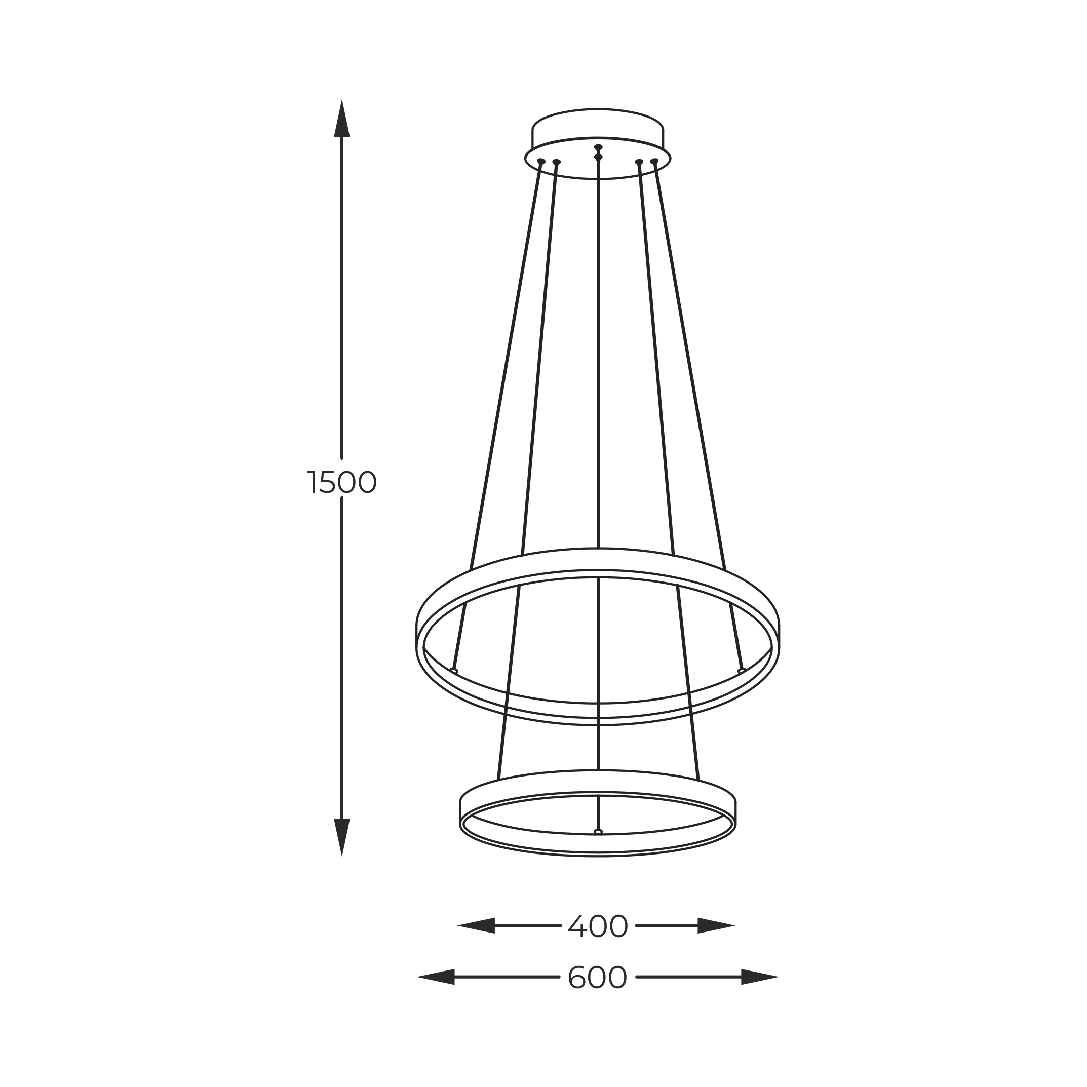 Lampa Suspendata Breno Auriu 18140Gd-2
