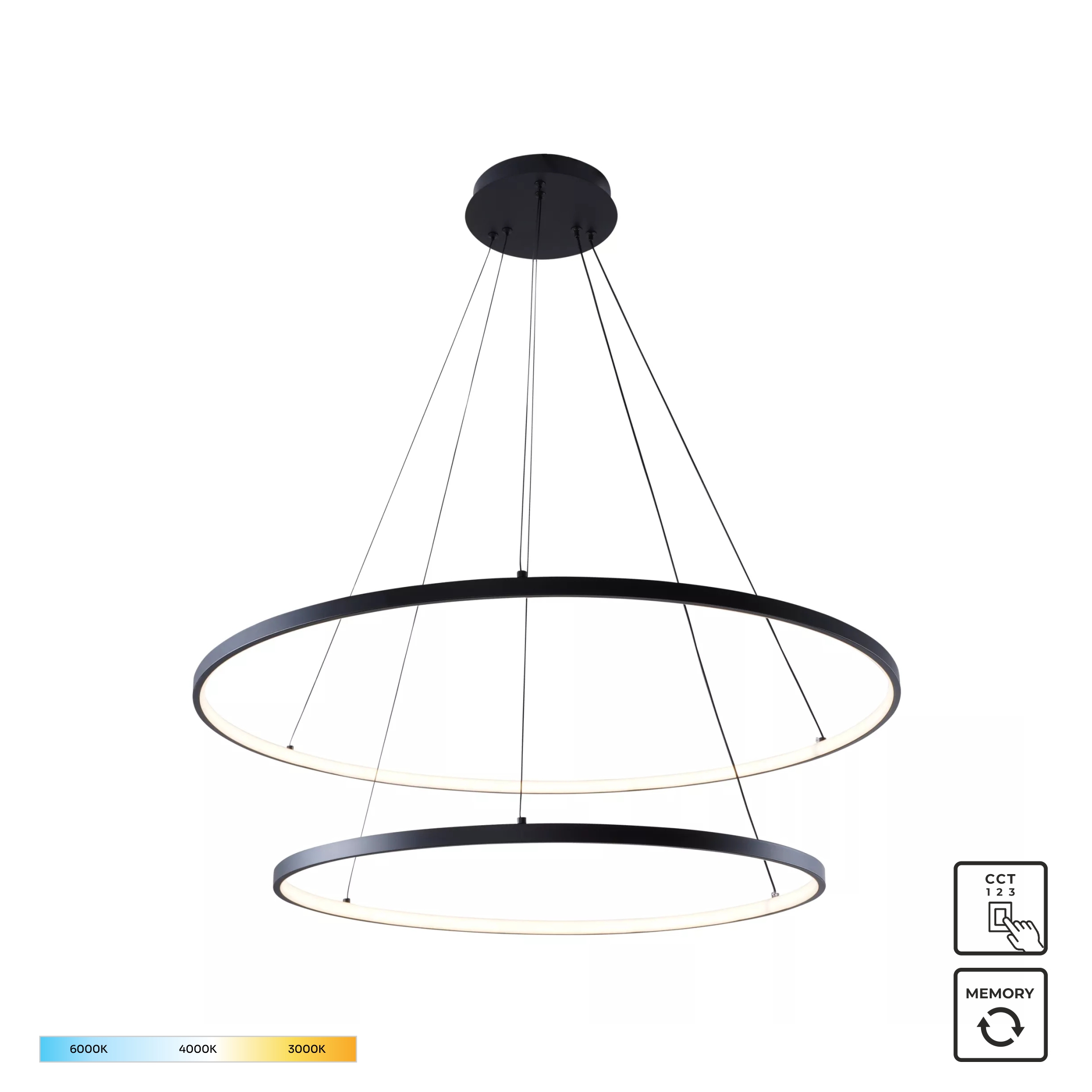 Lampa Suspendata Breno Negru 2023200-Bk