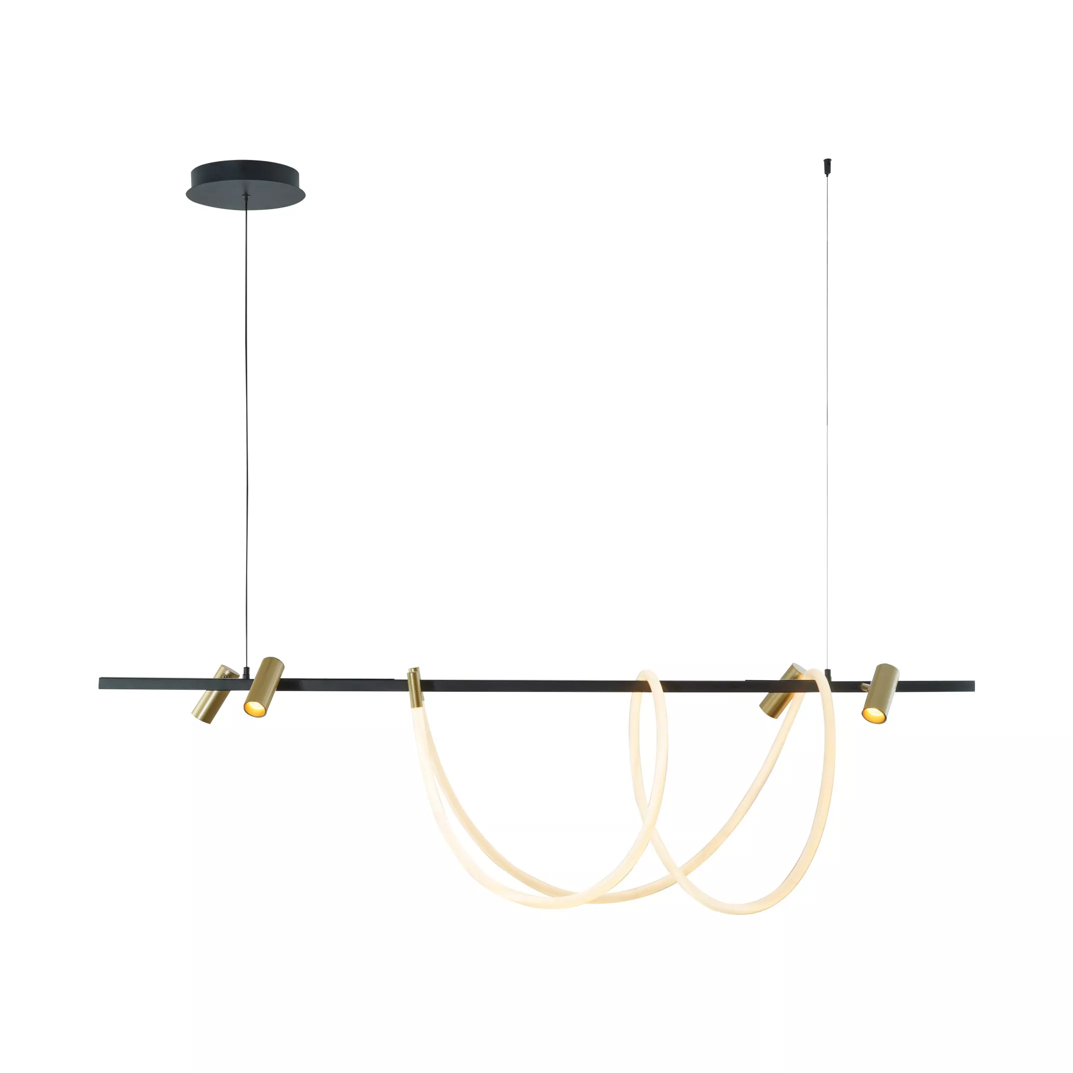 Lampa Suspendata Balbo Auriu-Negru 2200277L