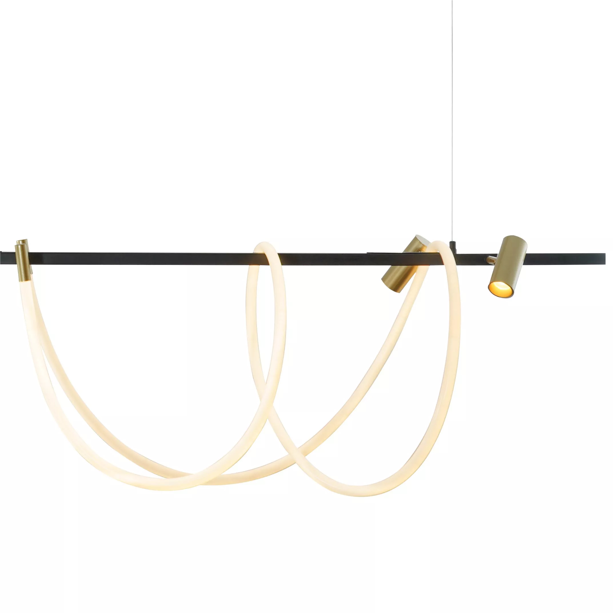 Lampa Suspendata Balbo Auriu-Negru 2200277L