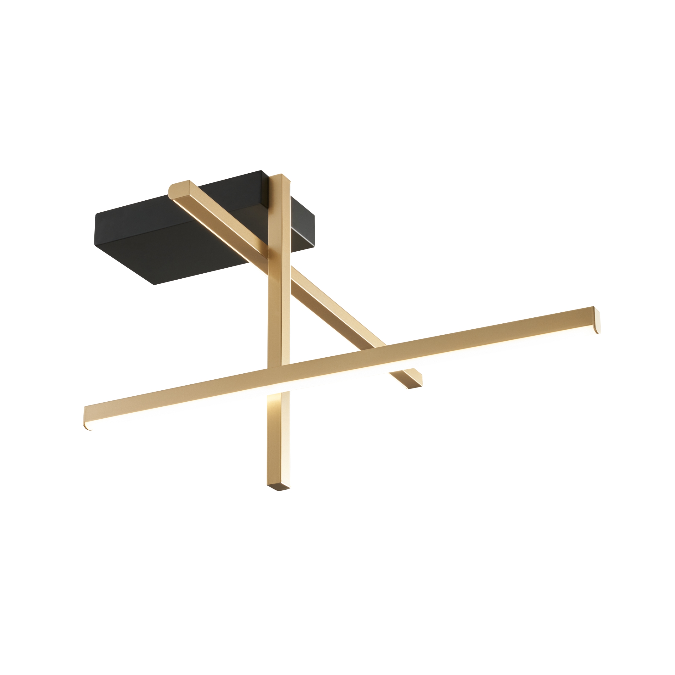 Plafoniera Edge Negru - Auriu 22008C3-Bk/Gd