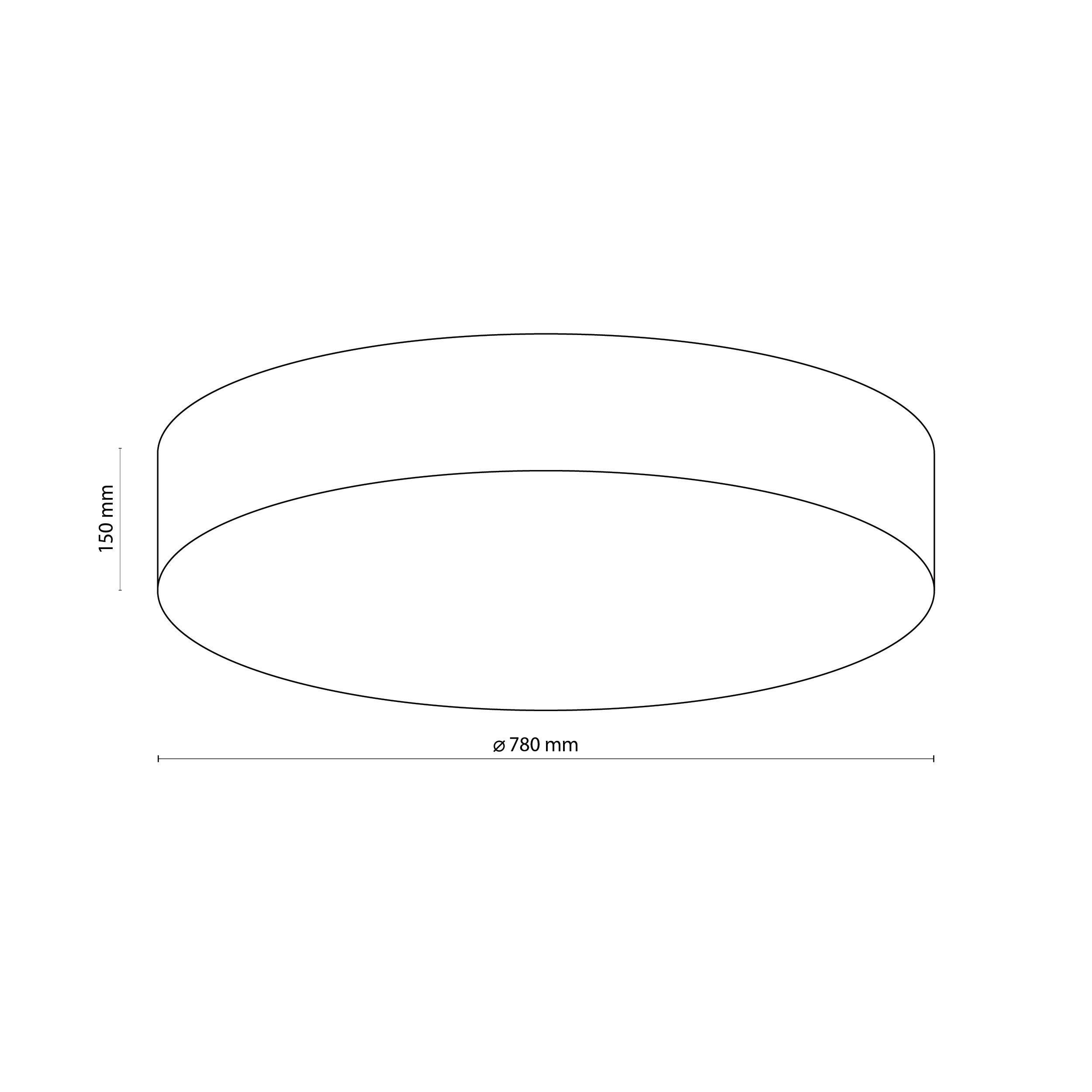 Plafoniera Rondo Alb 6 780