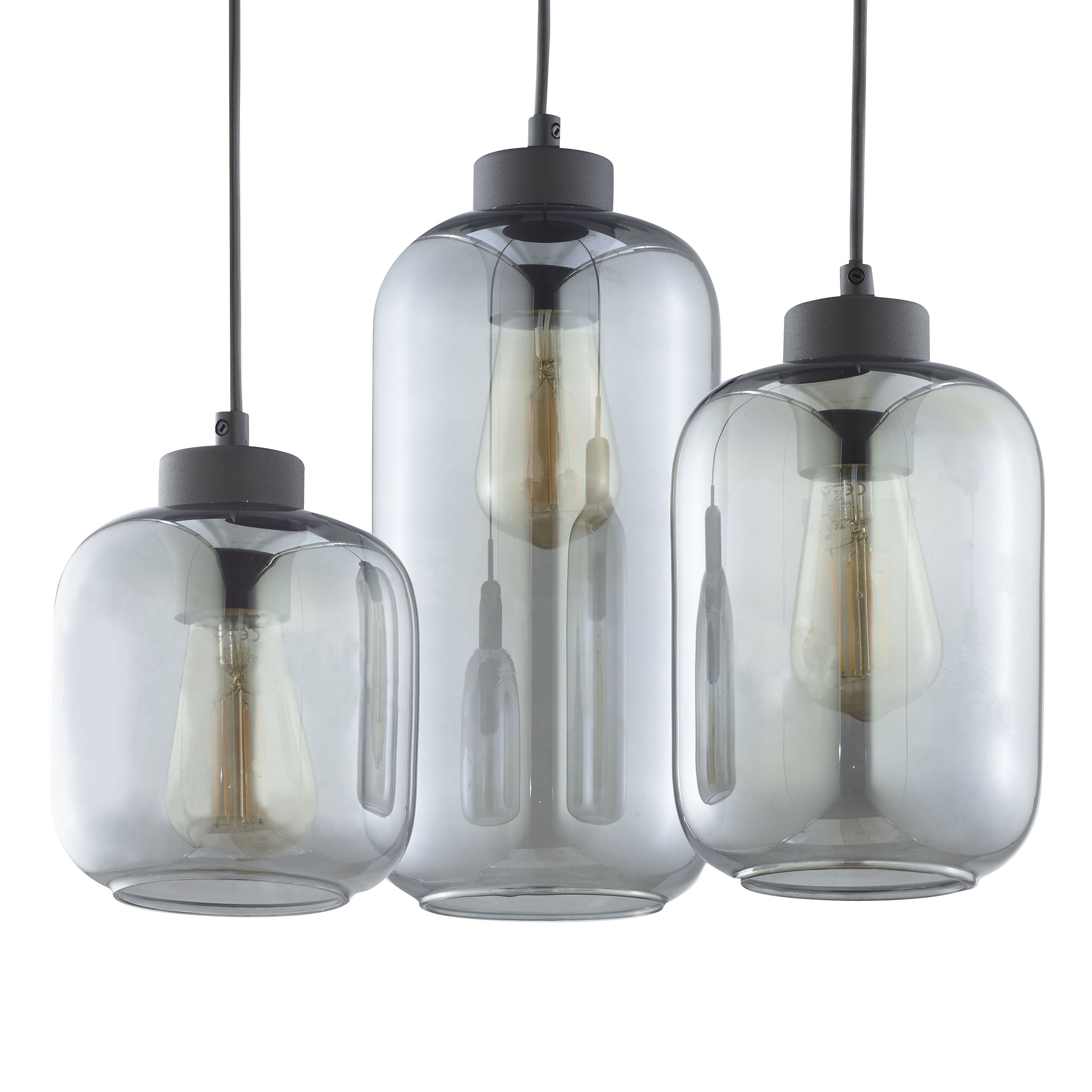 Lampa Suspendată Marco 3 Rotund Grafit
