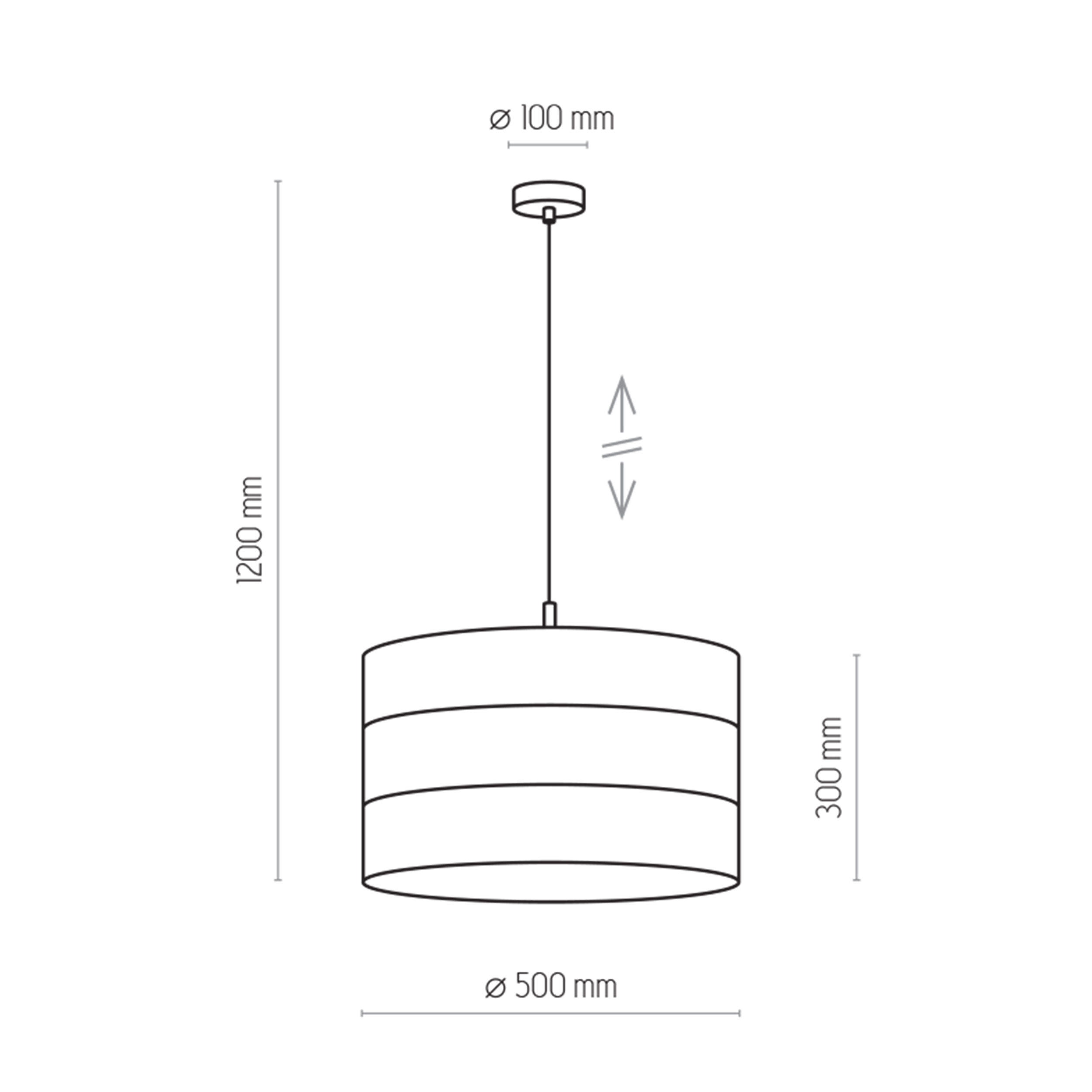 Lampa Suspendată Tago 1 Negru
