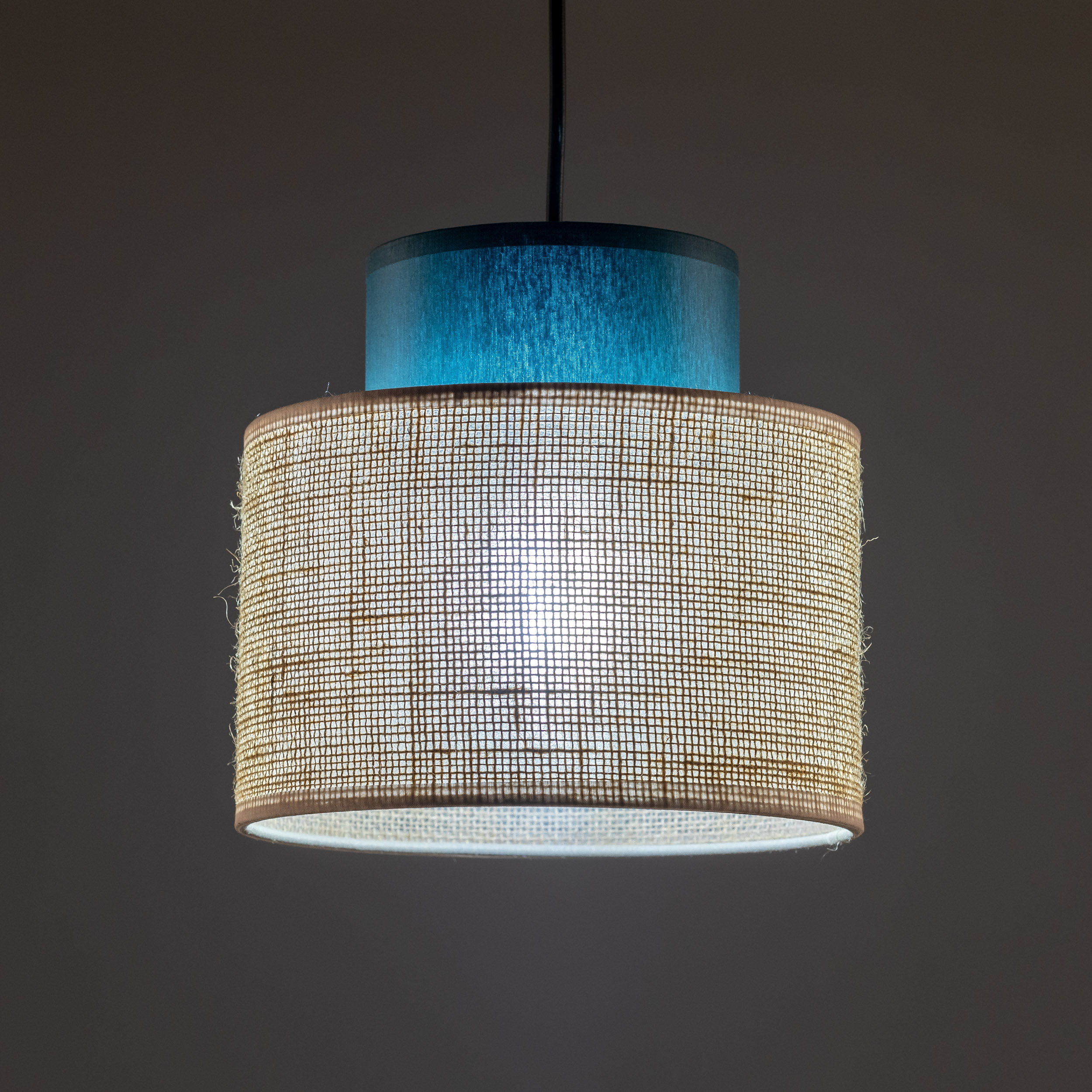 Lampa Suspendată Duo Juta Verde 1