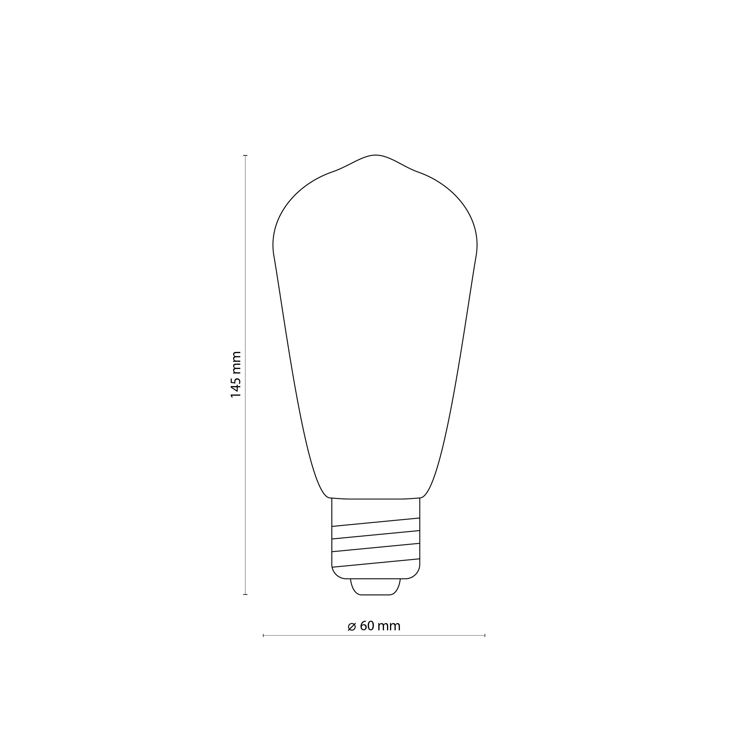 Bec E27 Chihlimbar St58 Conic