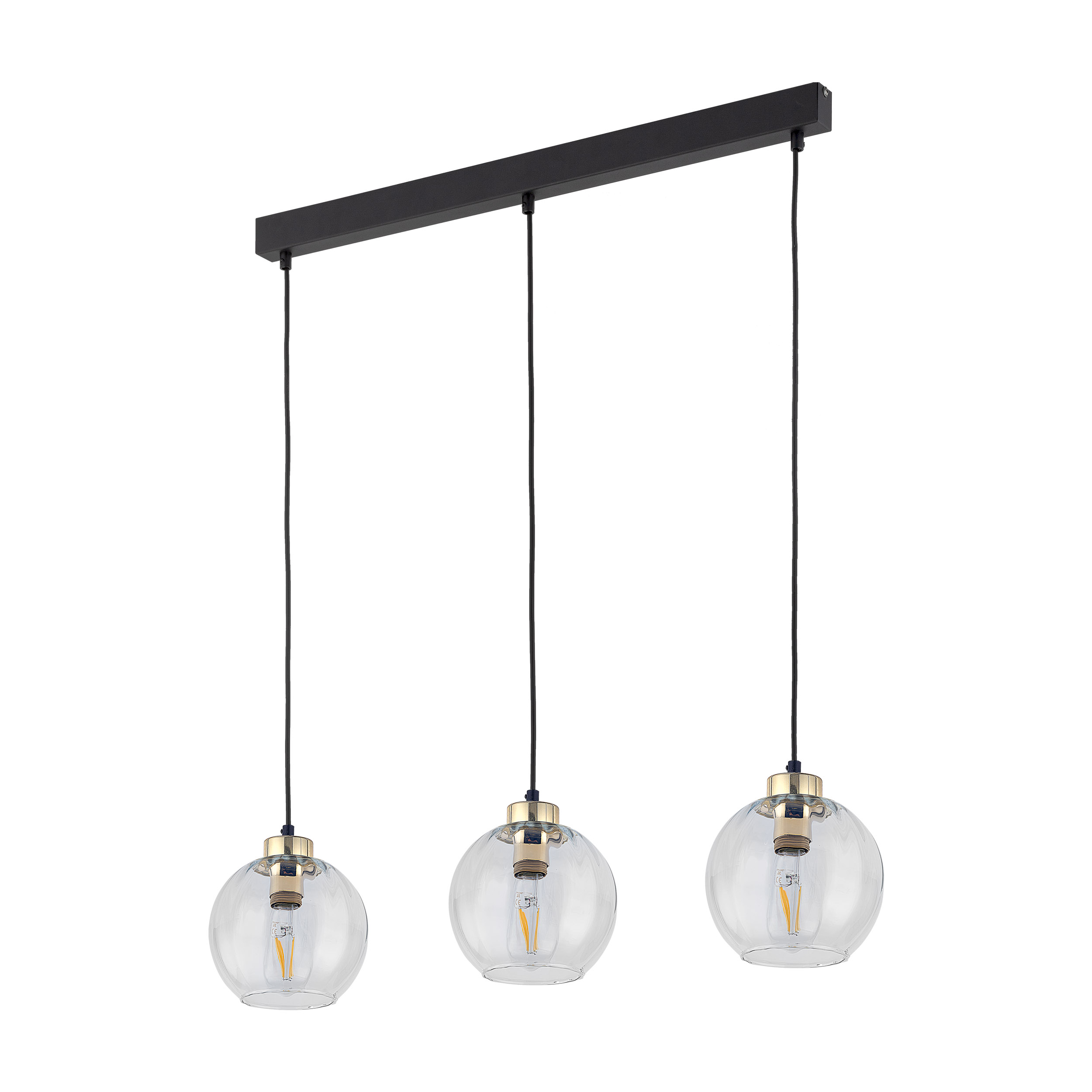 Lampă Suspendată Devi Transparent 3 Prelungitor