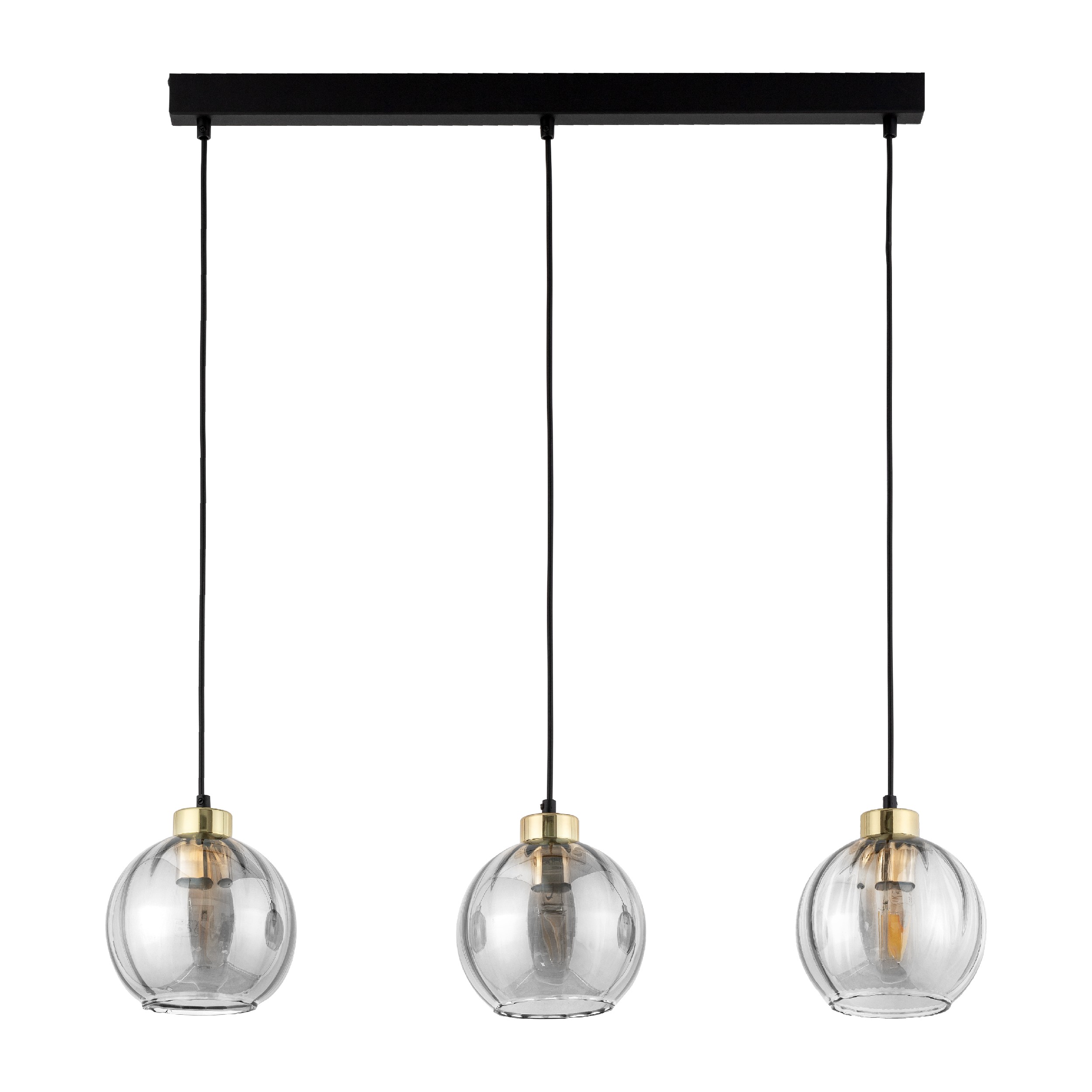 Lampă Suspendată Devi Transparent 3 Prelungitor