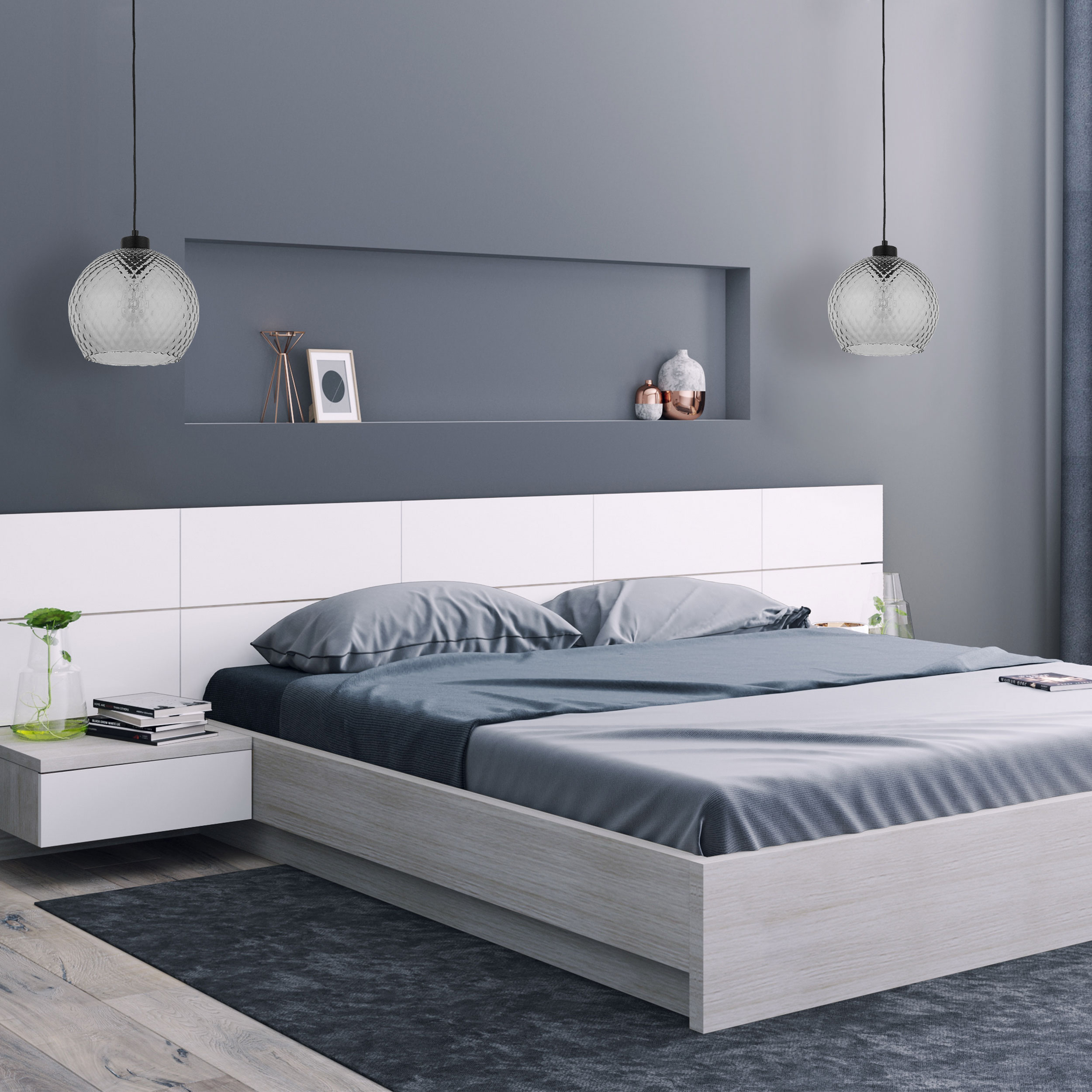 Lampă Suspendată Devon 1 Grafit 250