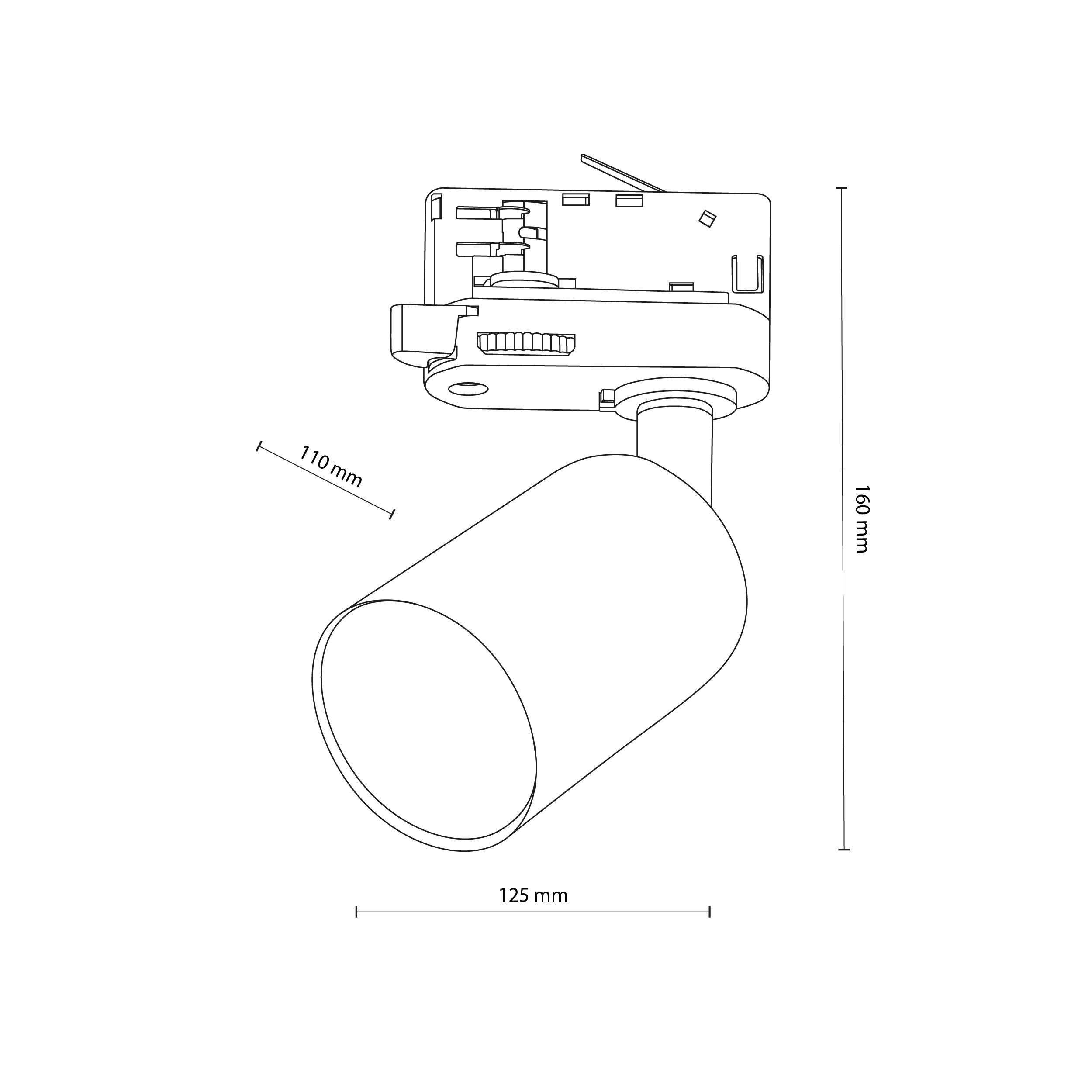 Tracer Circuit Triplu Top Alb 1 Gu10