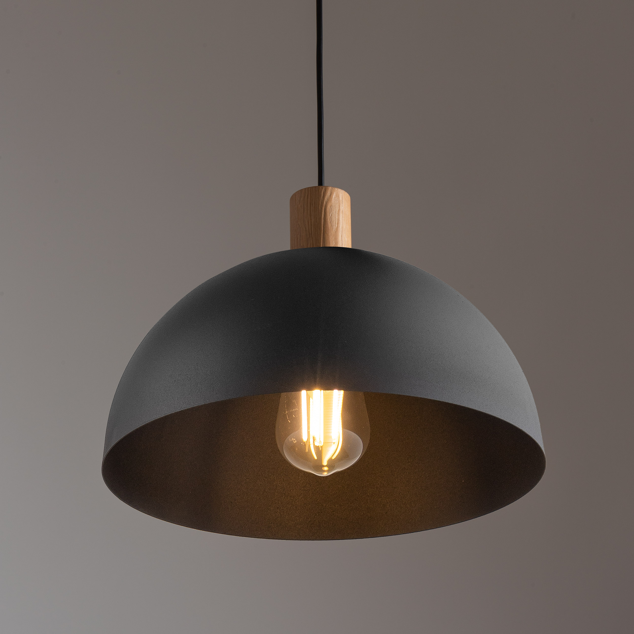 Lampă Suspendată Oslo Negru 1