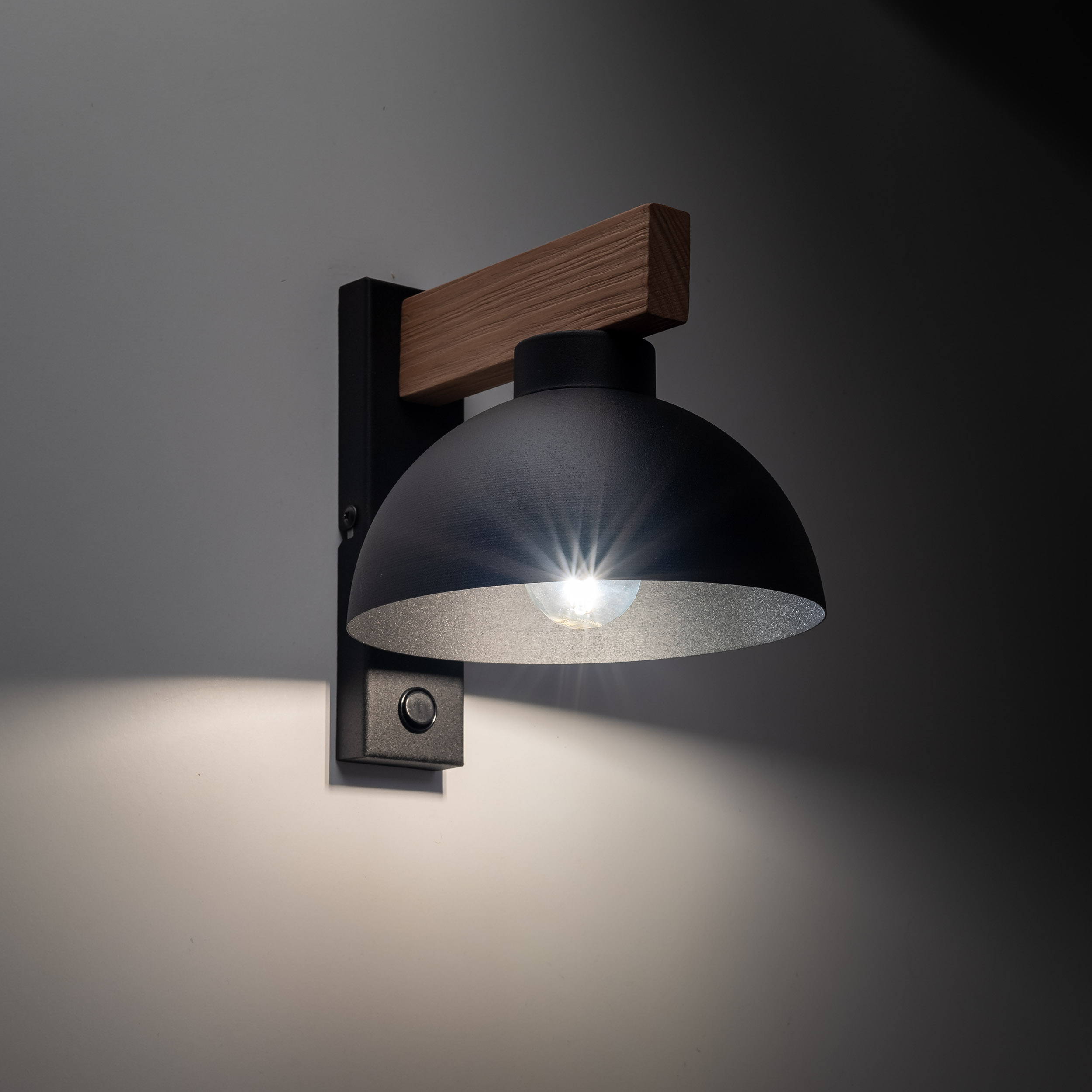 Lampă De Perete Oslo Negru 1