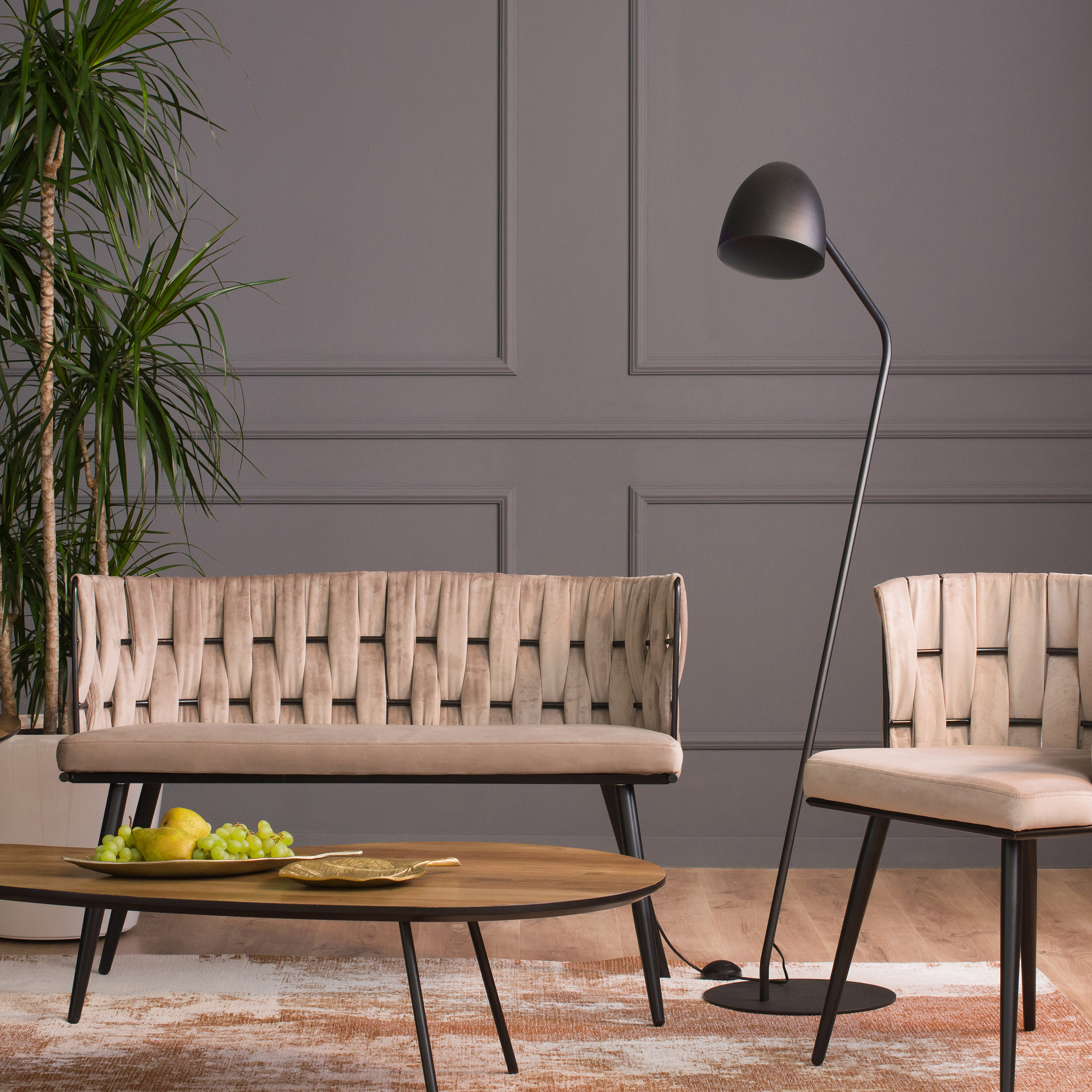 Lampa De Podea Soho Negru 1