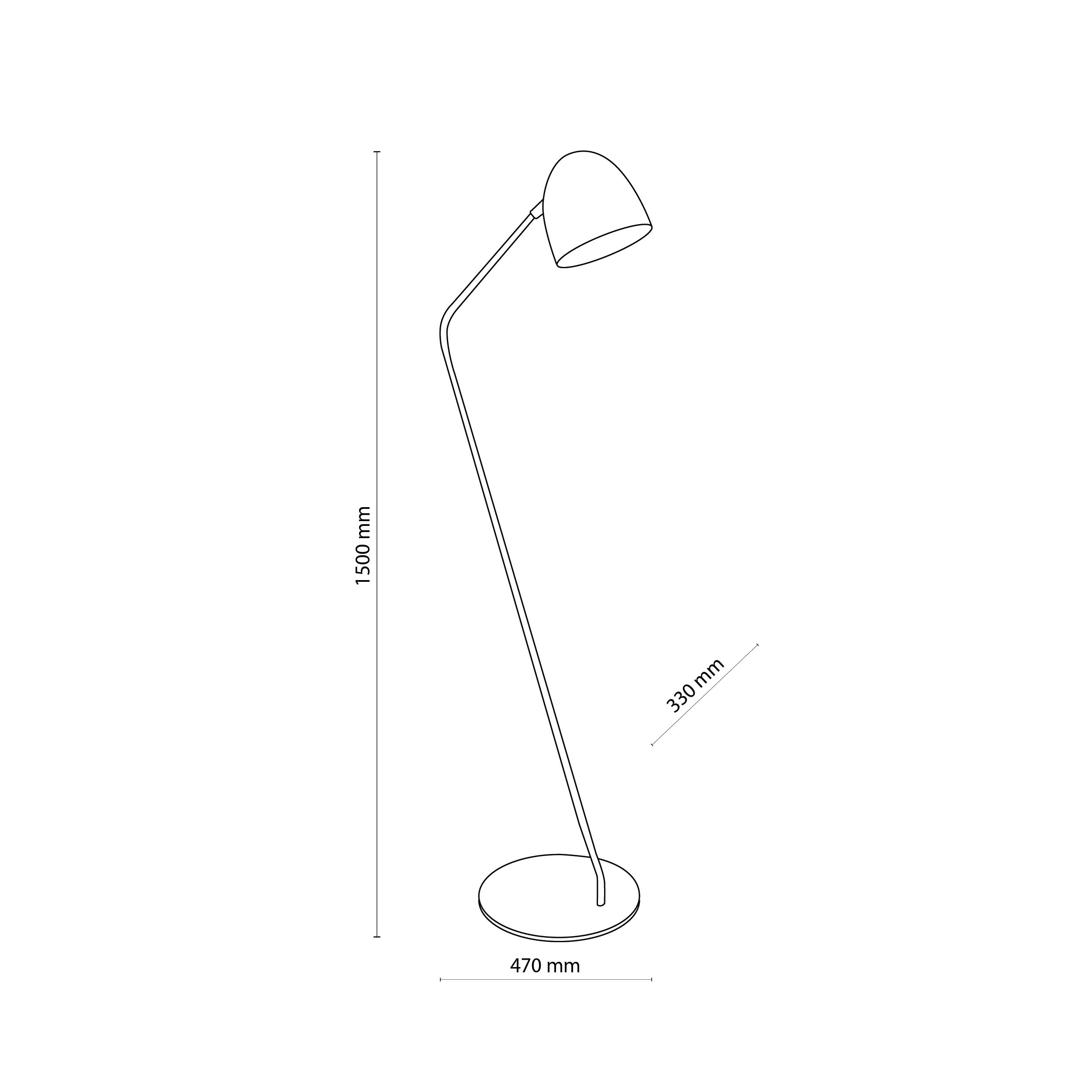 Lampa De Podea Soho Negru 1