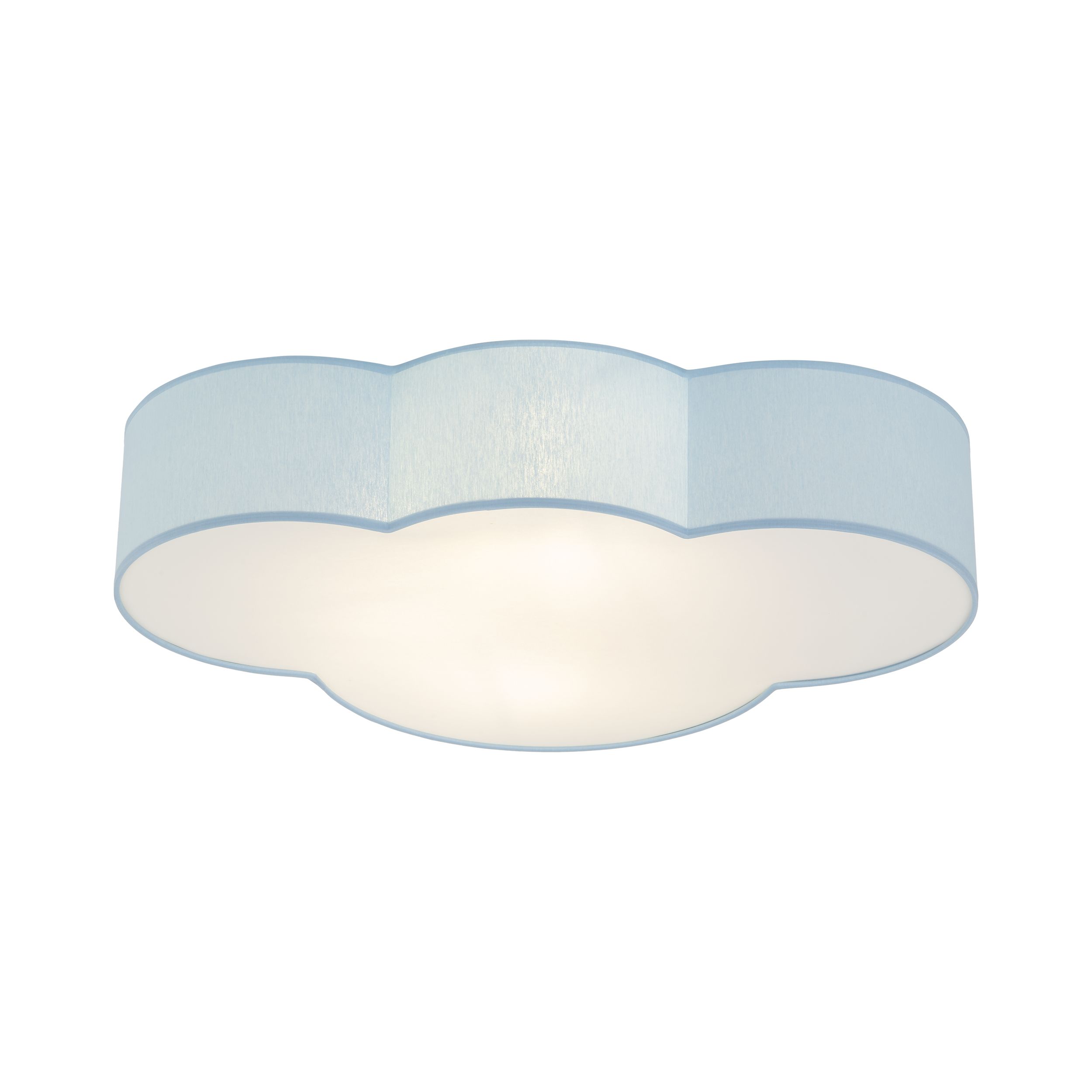 Plafoniera Cloud 4 Albastru Pastel