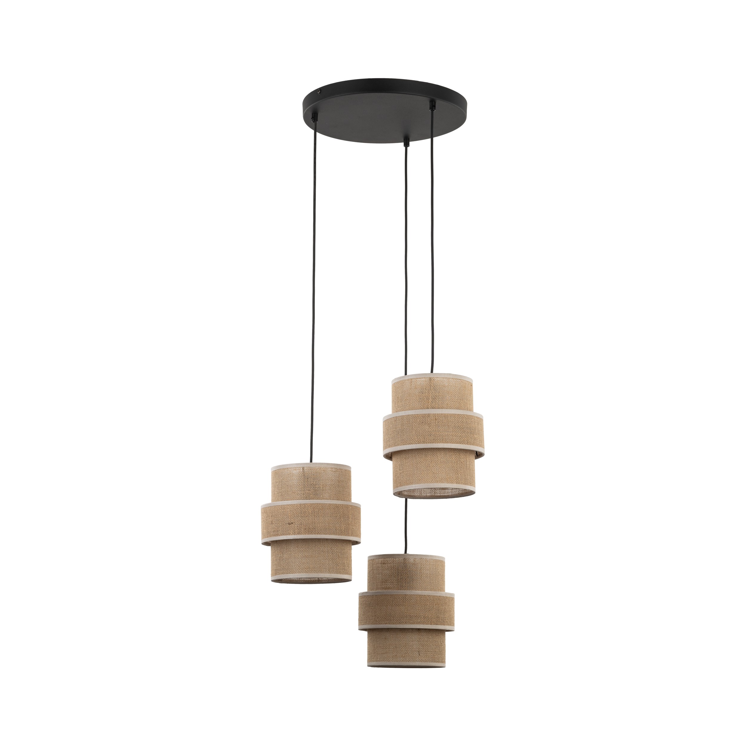 Lampa Suspendată Calisto Juta 3 Rotund