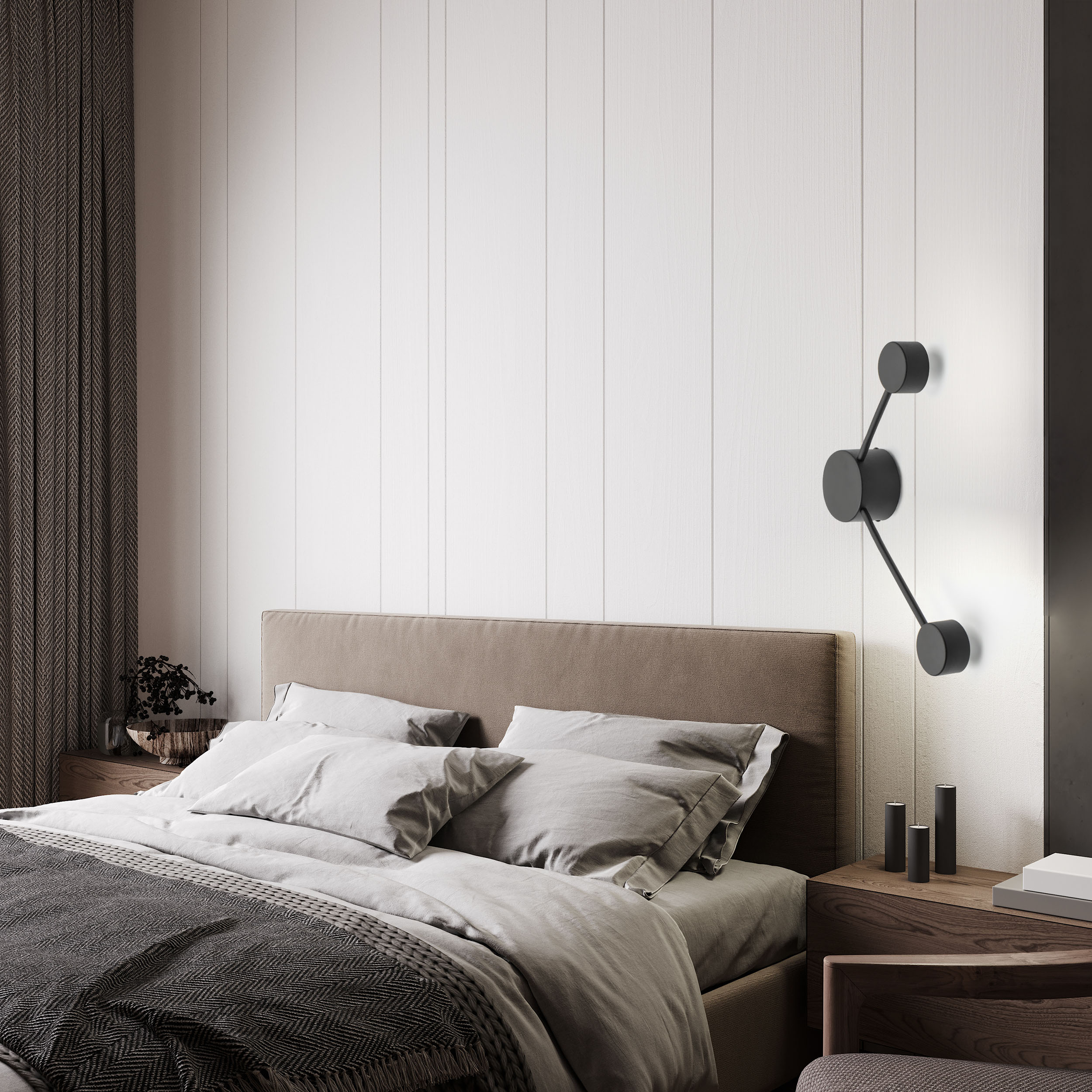 Lampă De Perete Negru Avia 2