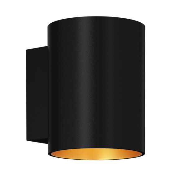 Aplica Sola Wl Round Negru - Auriu 91061-N