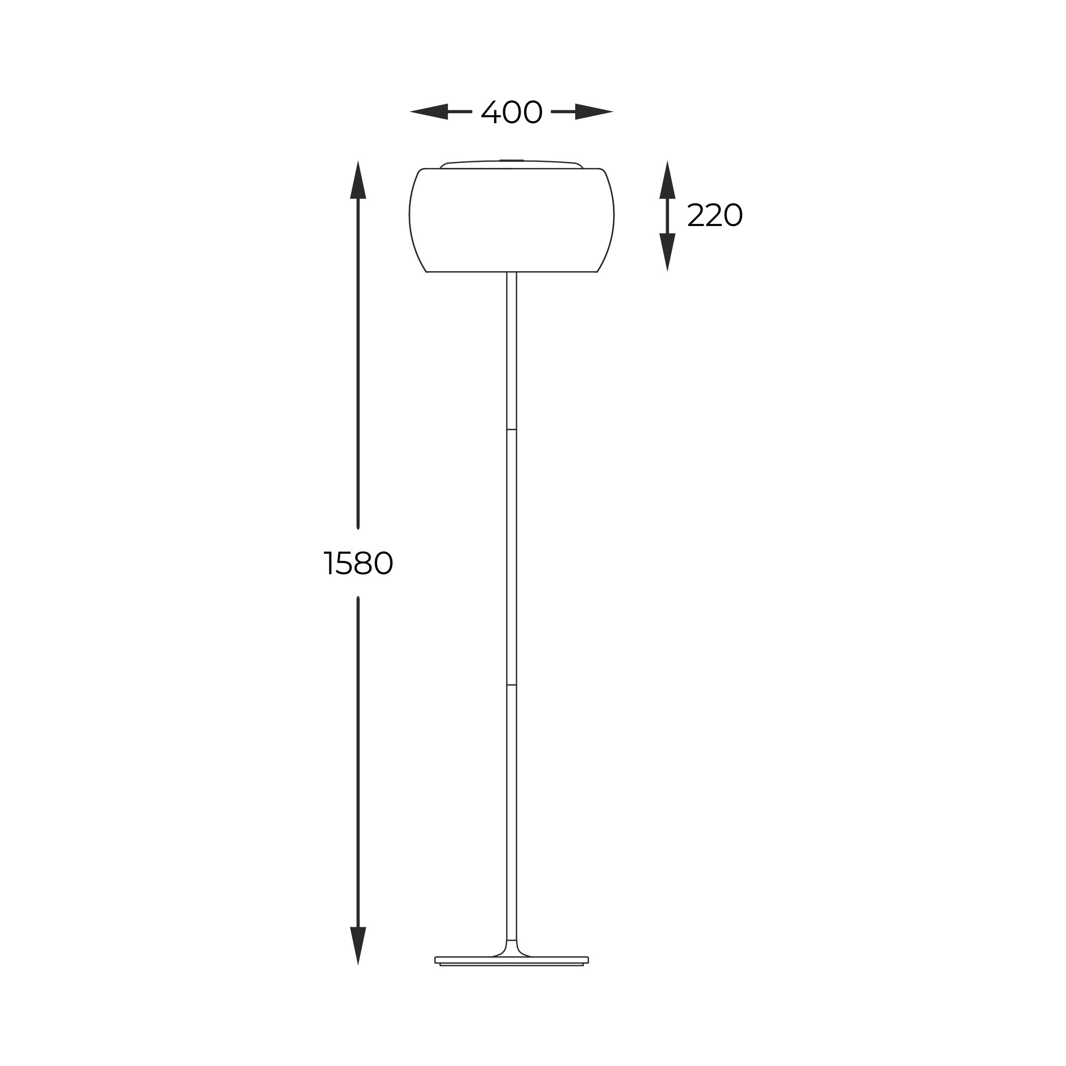 Lampa De Podea Crystal F0076-04A-F4Fz