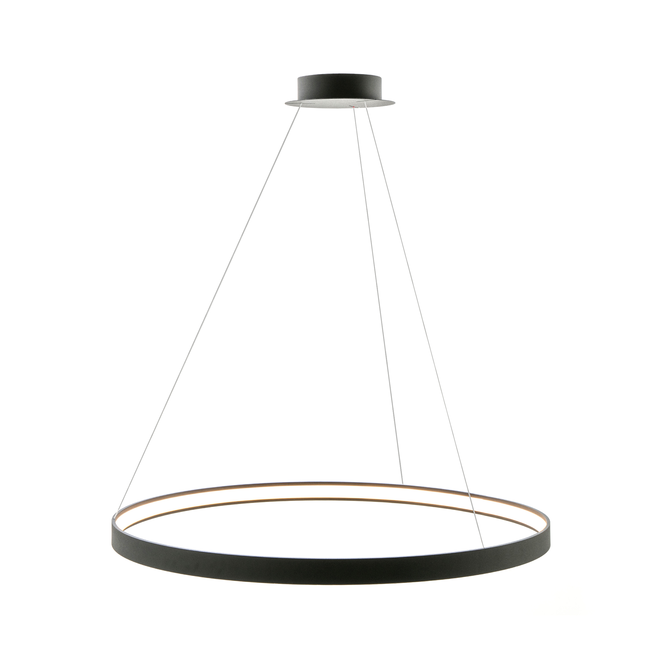 Lampa Suspendată Circle Fi 780Mm Dł. Linek H2,5M La0721/1-Bk