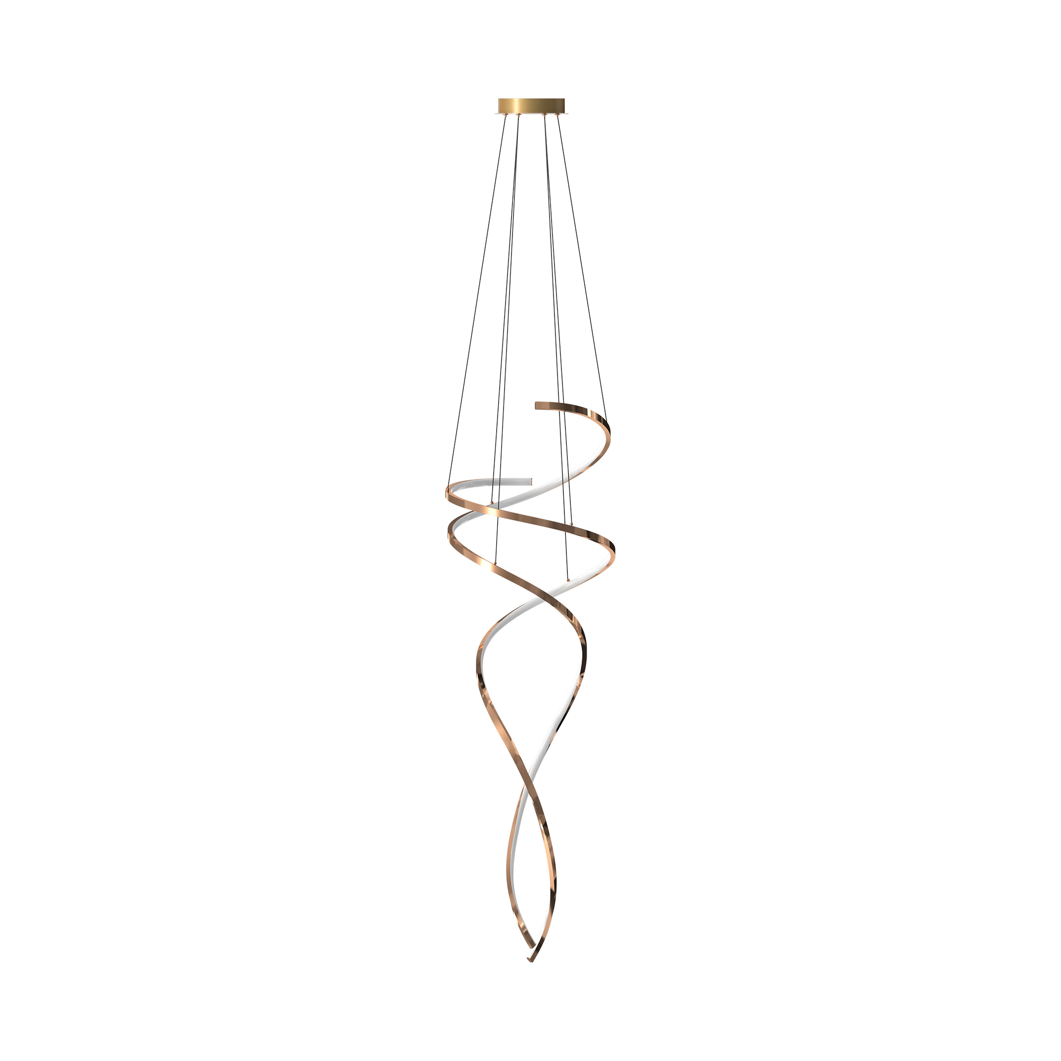 Lampa Suspendata Coco Auriu Md3127-2M-3Gt