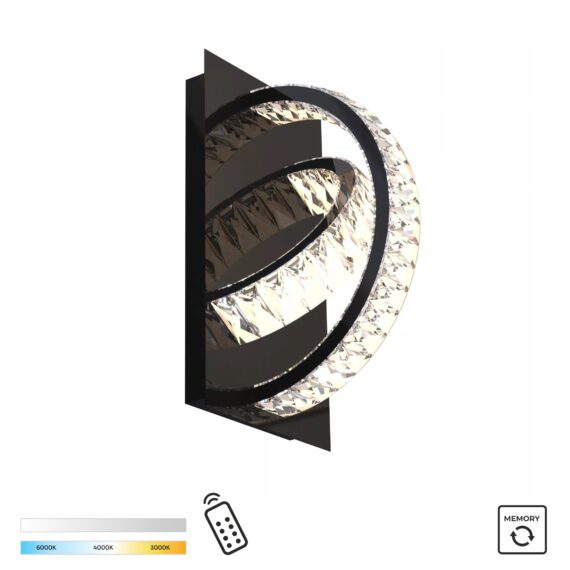 Plafoniera Tula Negru Mx3274-2-3Bct