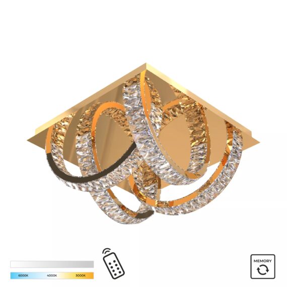 Plafoniera Tula Auriu Mx3274-4-3Gt