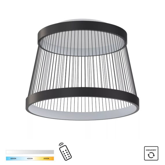 Plafoniera Balu Negru Mx3328-2-3Bt