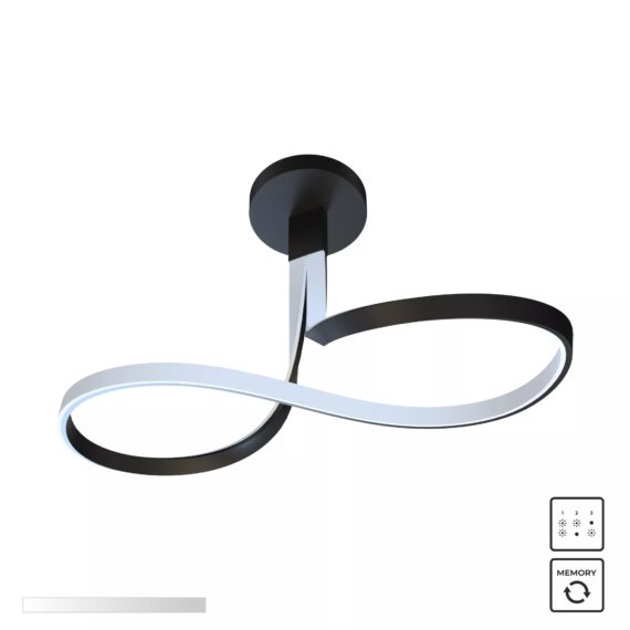 Plafoniera Viso Negru Mx9932-1-3Bd