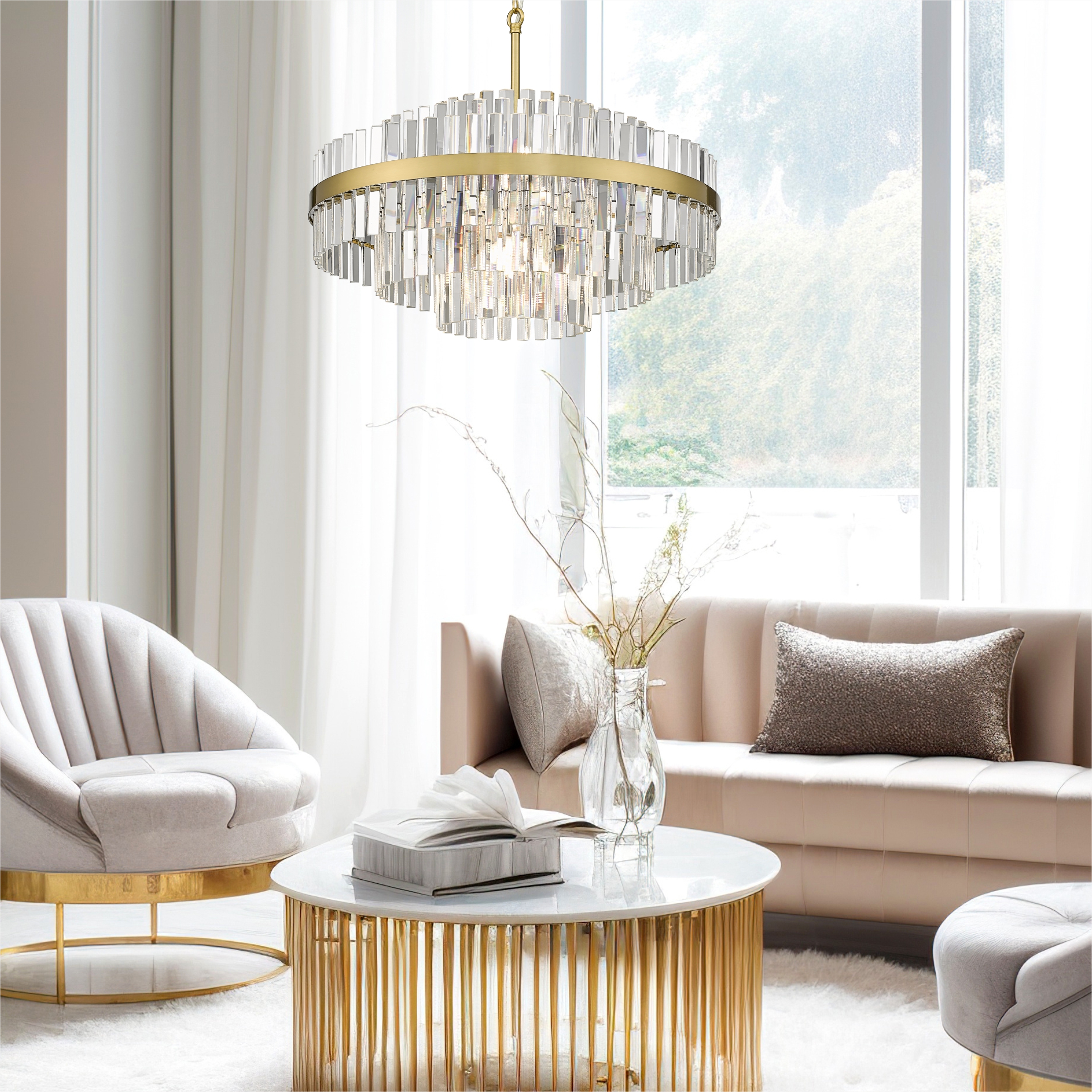 Lampa Suspendata Constantinople Auriu P0567-16A-2Gac