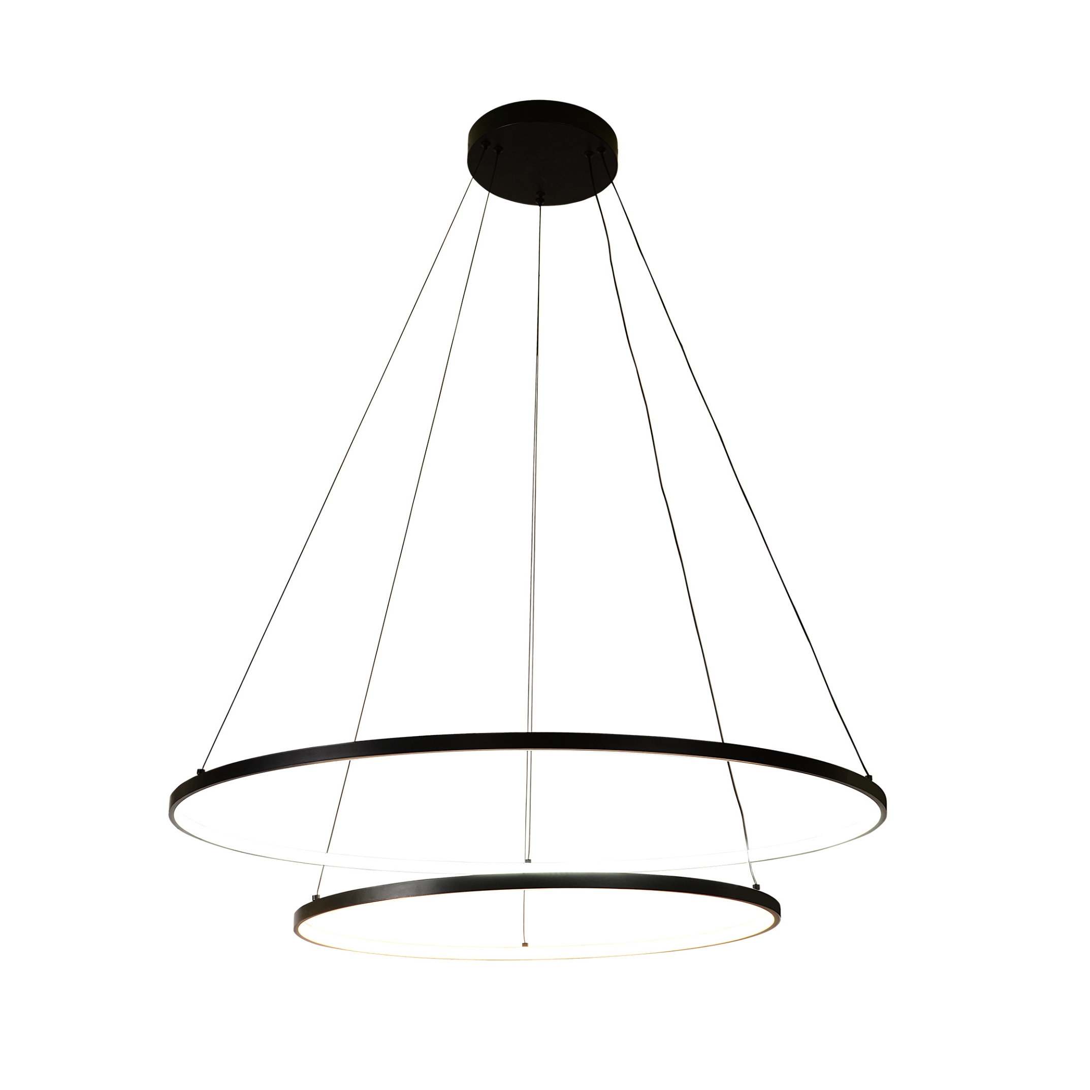 Lampa Suspendata Horik Negru Pen89424-60+90Bk