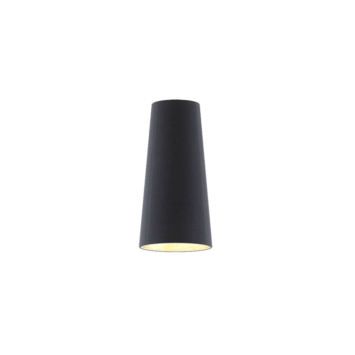 CONNY 15/30 abajur de masă poligot negru/alb PVC max. 23W