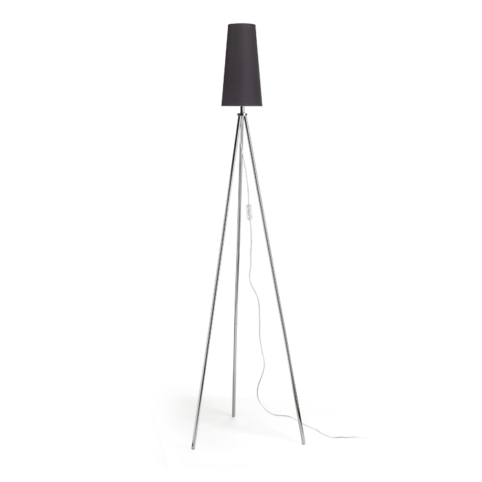 CONNY 15/30 abajur de masă poligot negru/alb PVC max. 23W