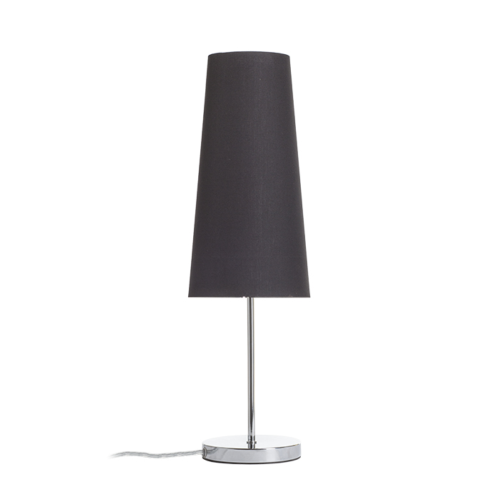 CONNY 15/30 abajur de masă poligot negru/alb PVC max. 23W