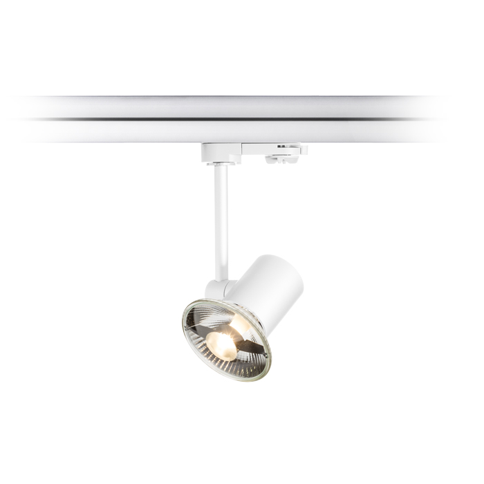 FAX pentru șină cu 3-circuite alb 230V LED GU10 12W