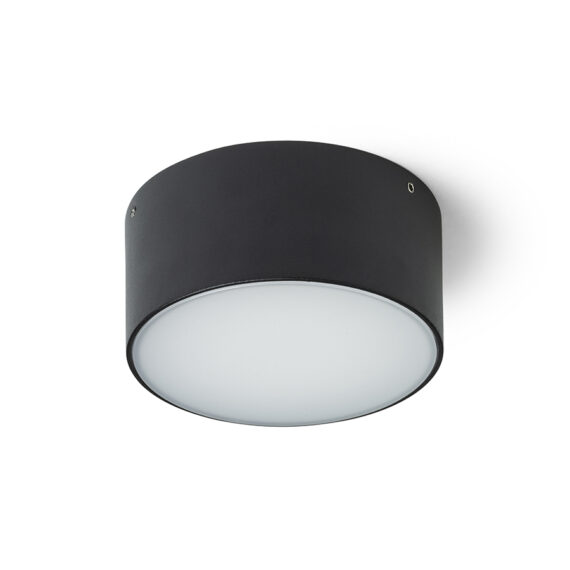LARISA OUT 12 montat pe suprafață negru  230V LED 10W IP65  3000K 4000K 5700K