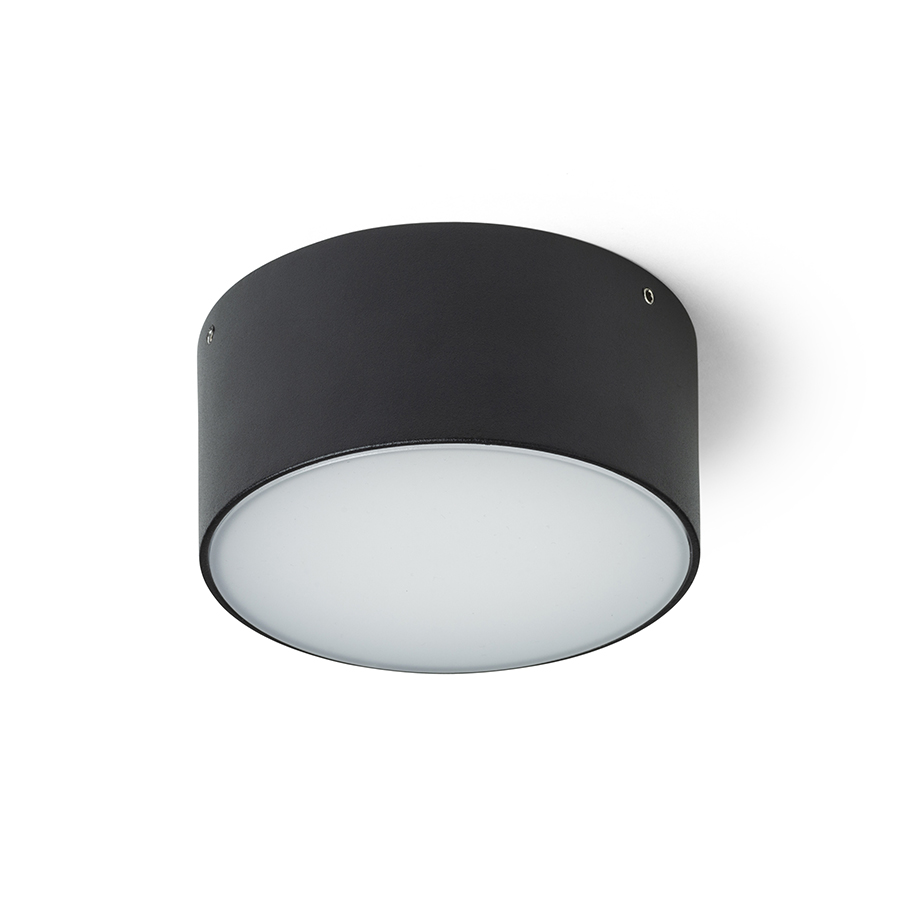 LARISA OUT 12 montat pe suprafață negru 230V LED 10W IP65 3000K 4000K 5700K
