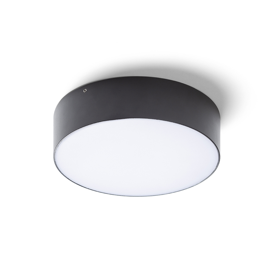 LARISA OUT 22 montat pe suprafață negru 230V LED 20W IP65 3000K 4000K 5700K